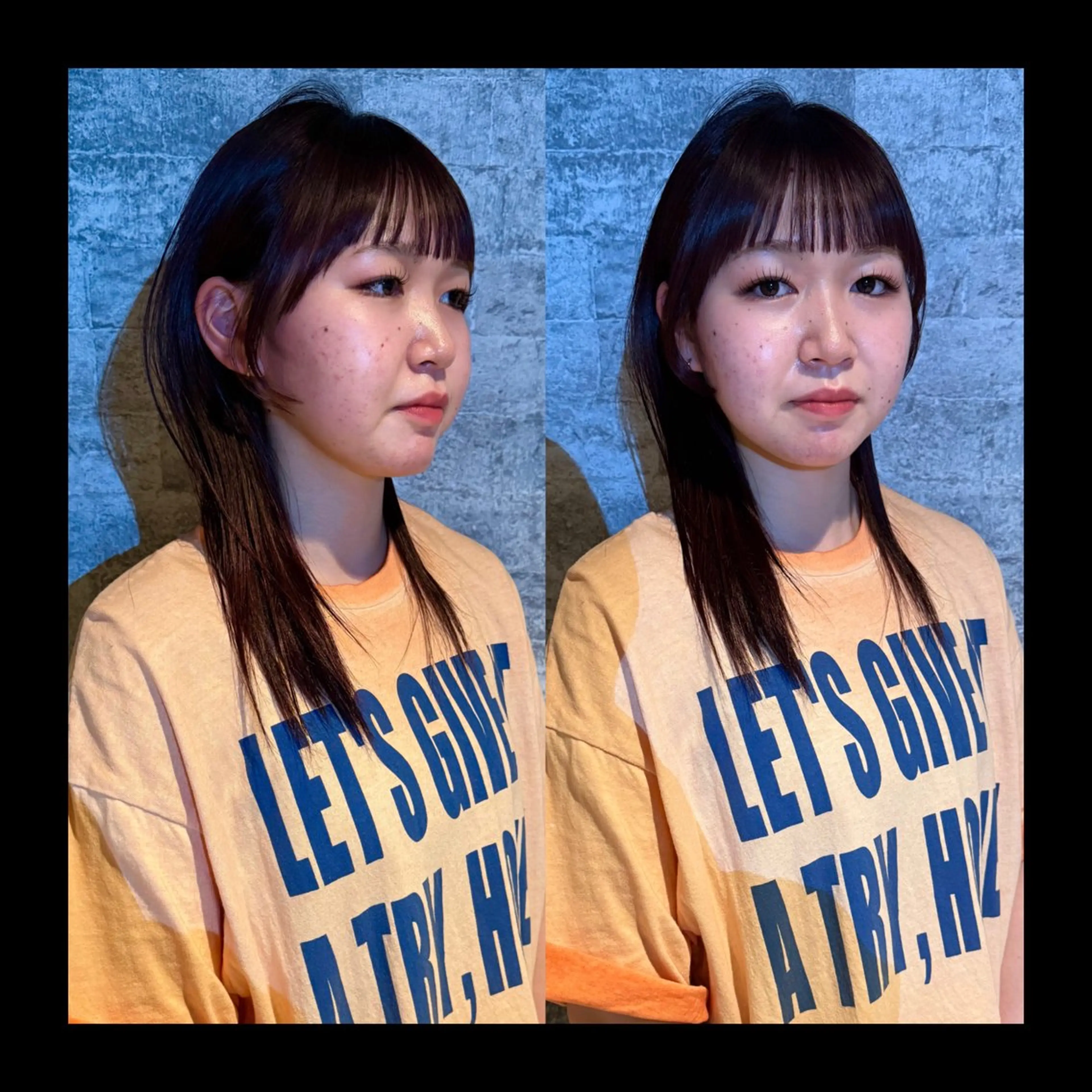 セミロング カラー 似合わせカット ヘアカラー トリートメント mai / linoah˚✧のヘアスタイル