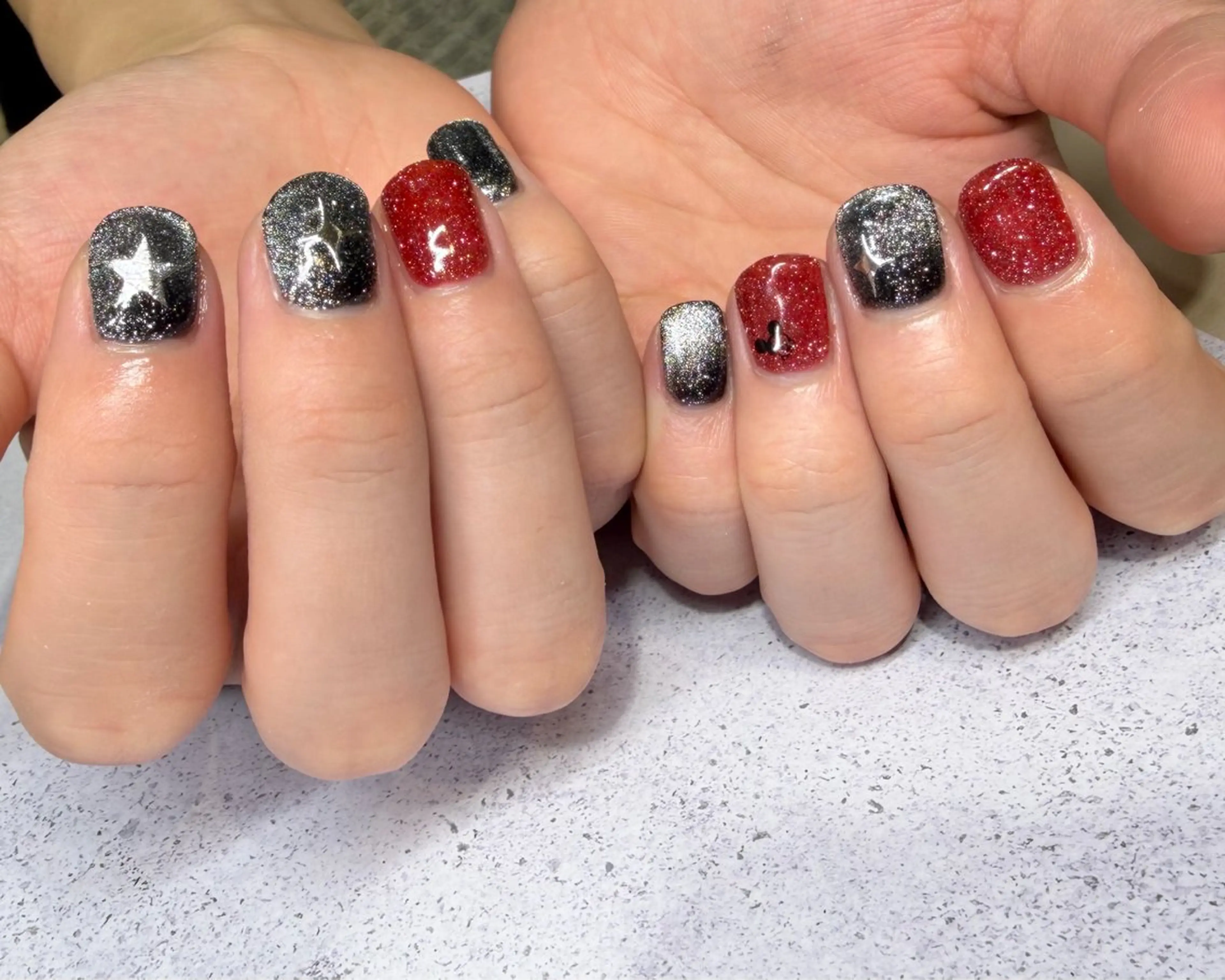 ネイル ジェルネイル マグネットネイル メンズネイル ハンドネイル 🌺 HIRAOKAのネイルデザイン