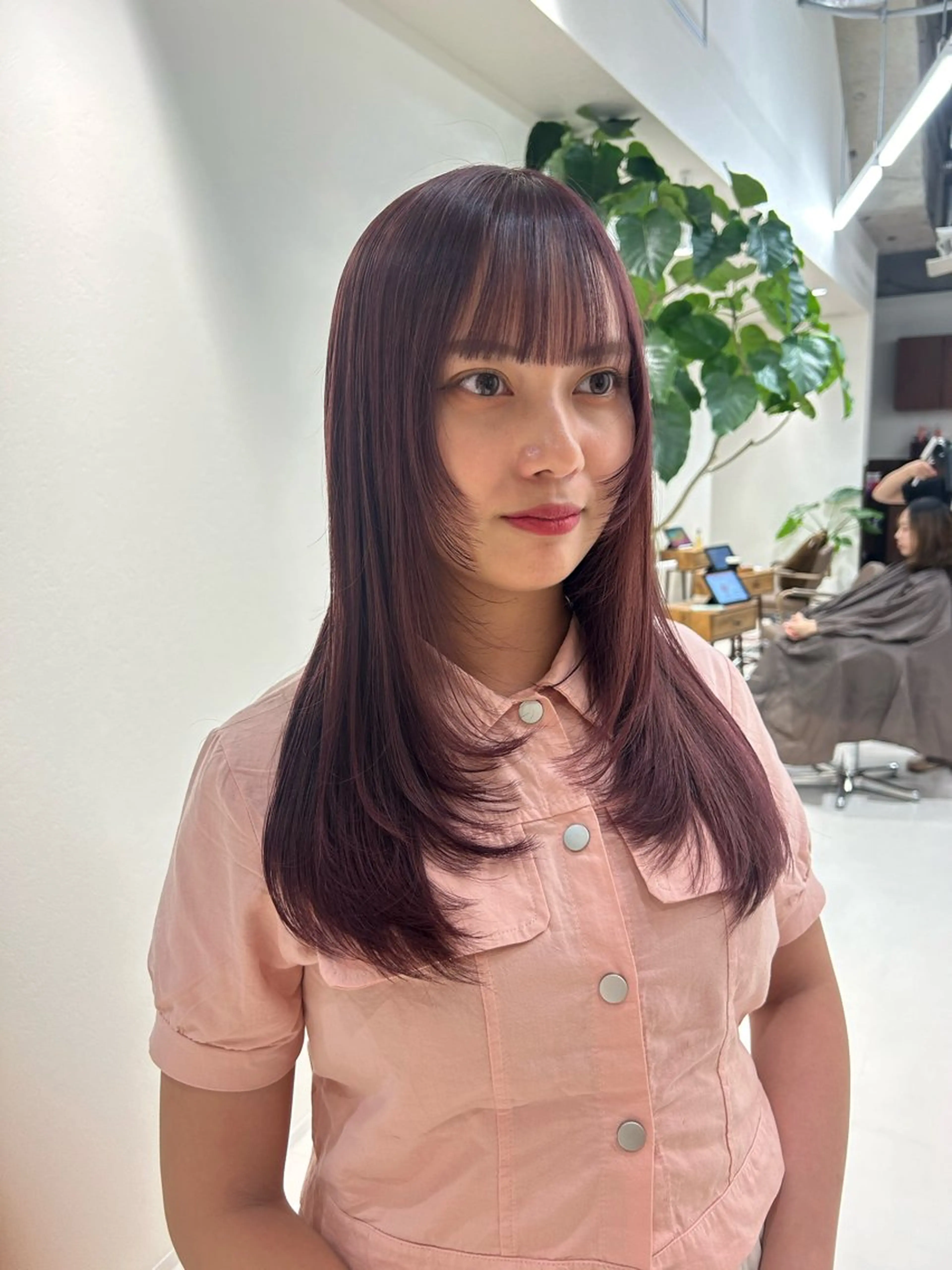 セミロング カラー Liru:smart salon/茅ヶ崎のヘアスタイル