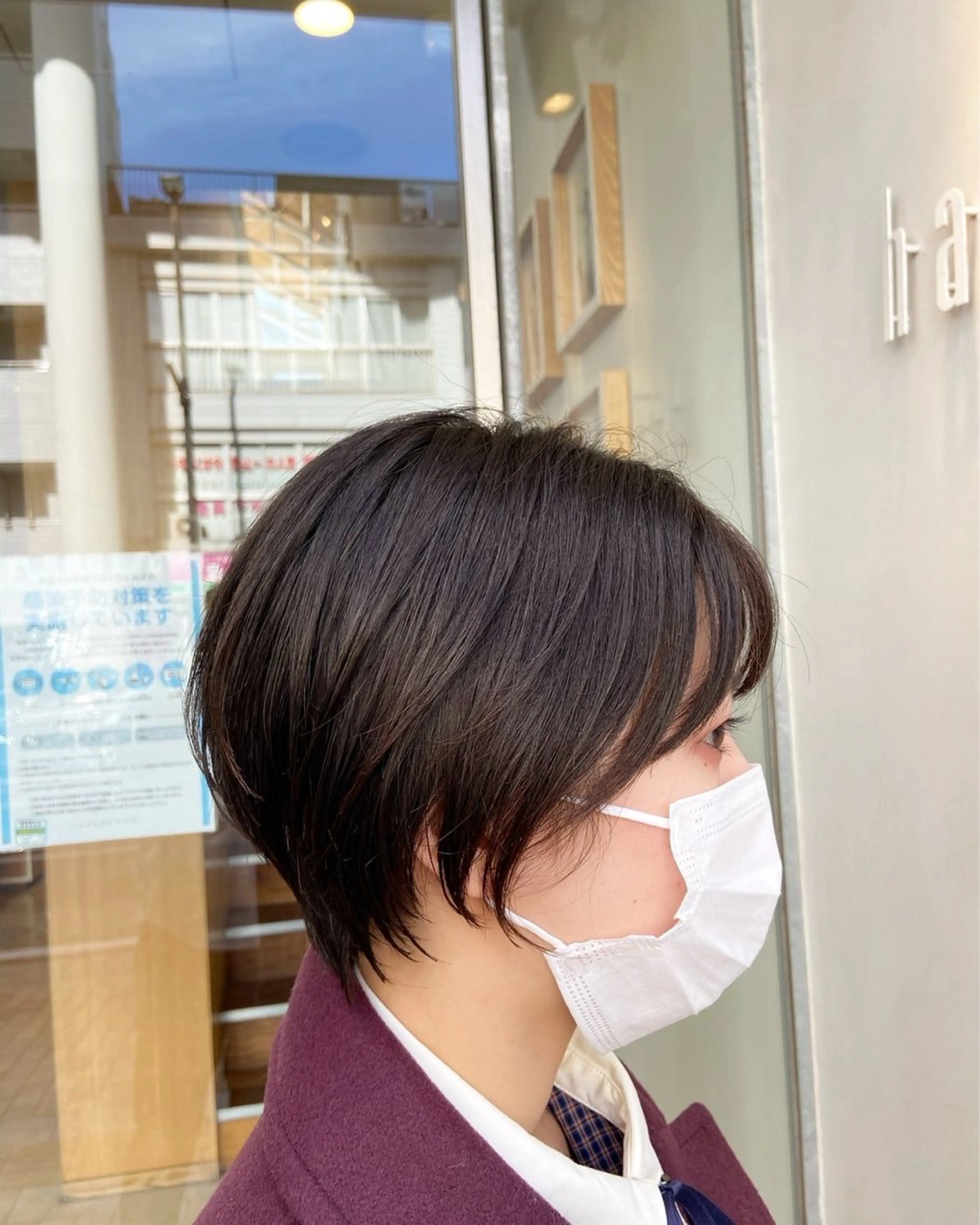 ショート 小倉 実紗のヘアスタイル