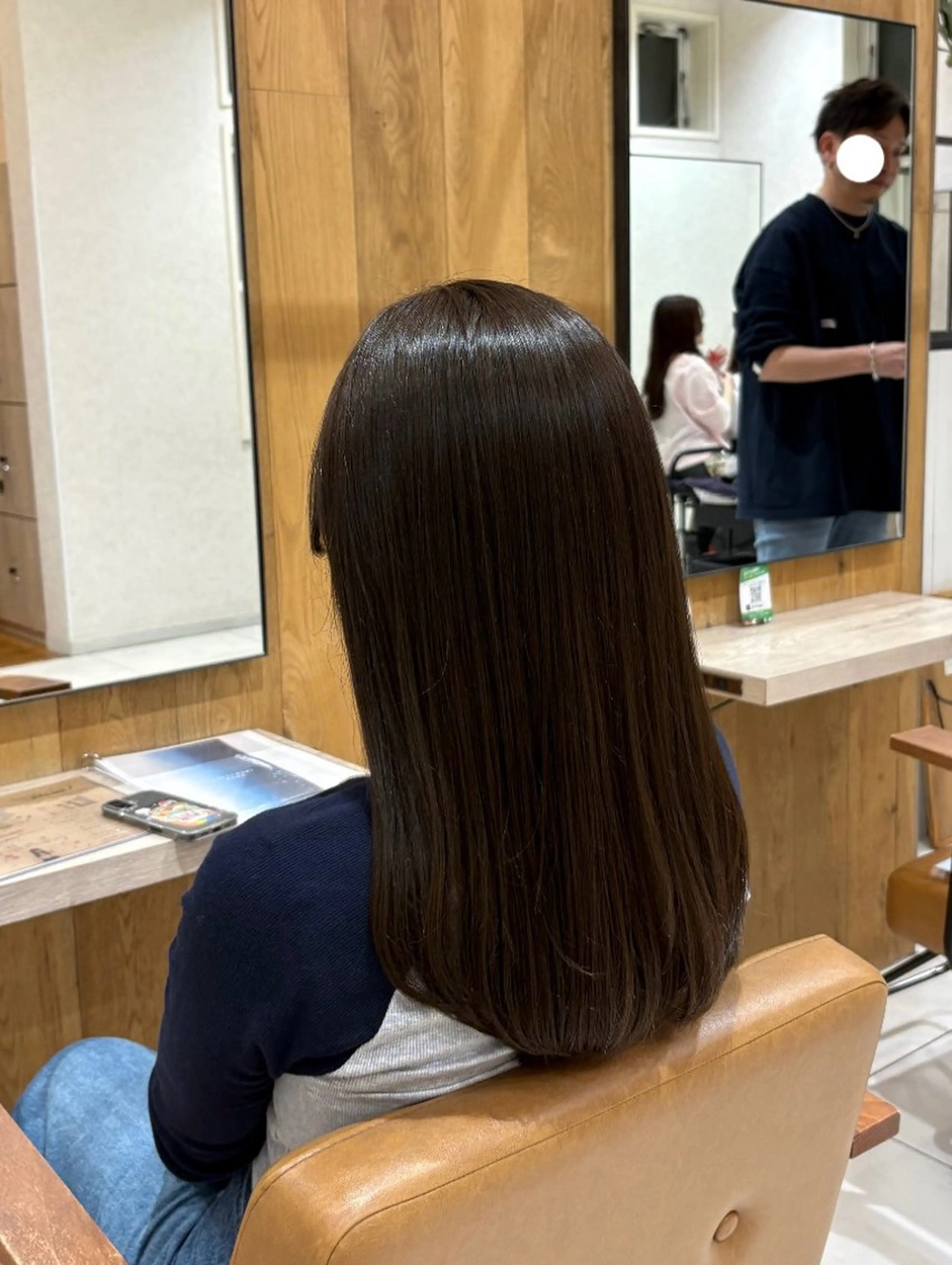 ミディアム カラー トリートメント ヘアカラー トリートメント 透明感カラー🌿 ｍｏｅのヘアスタイル