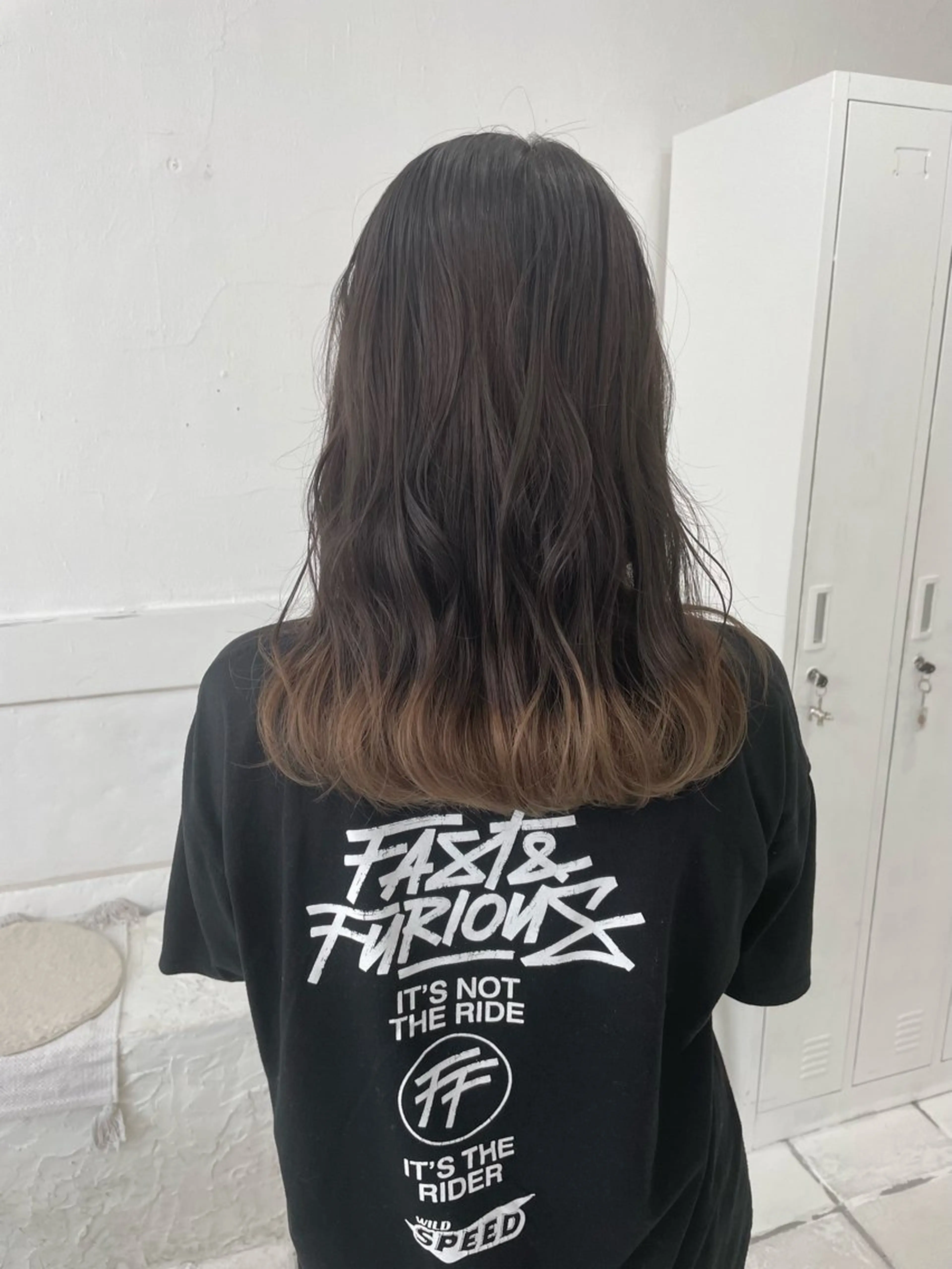 インナーor裾ケアブリーチカラー🧡の写真