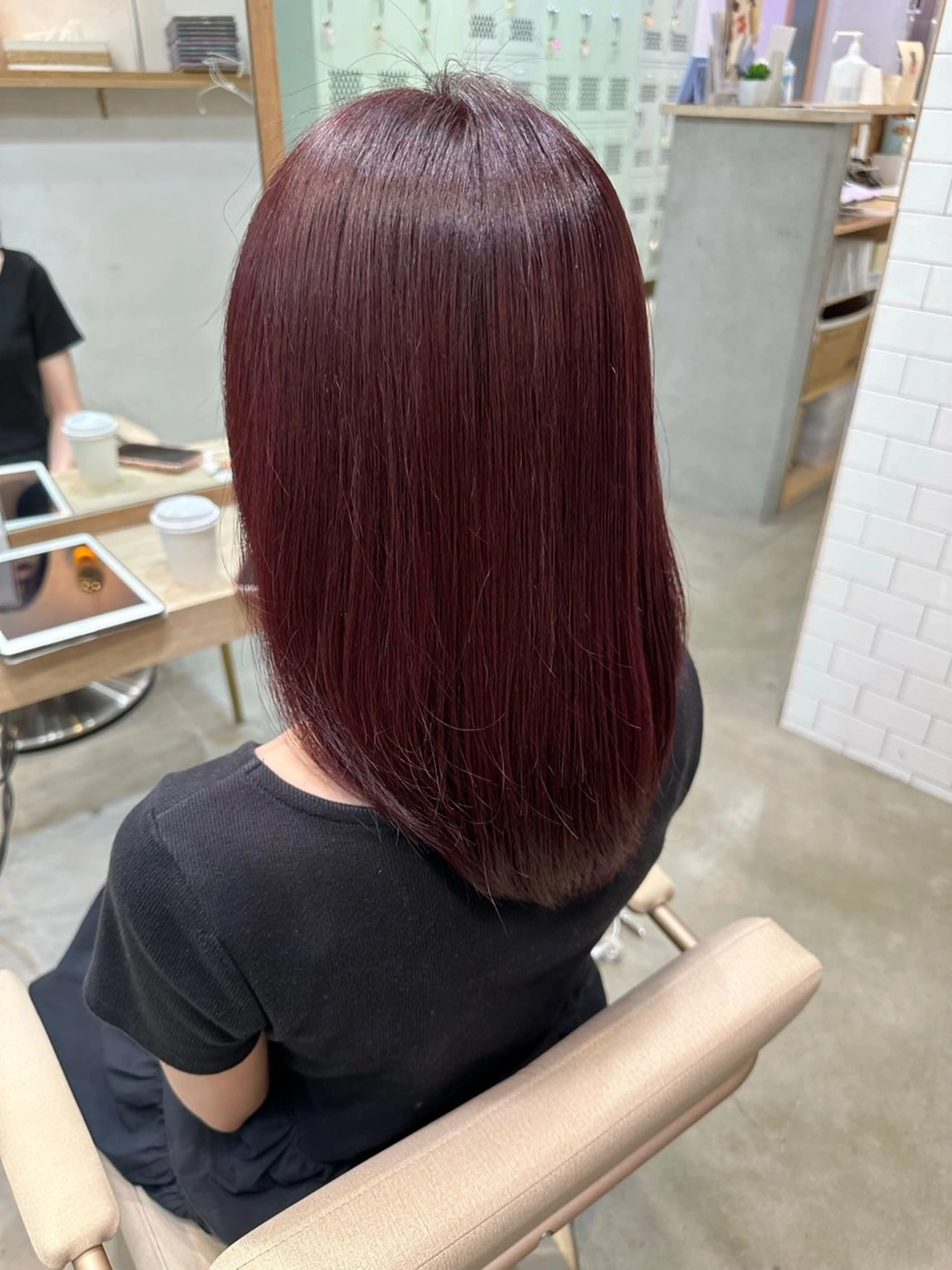 カラー ヘアカラー 𝐑𝐮𝐧𝐚 🩵のヘアスタイル