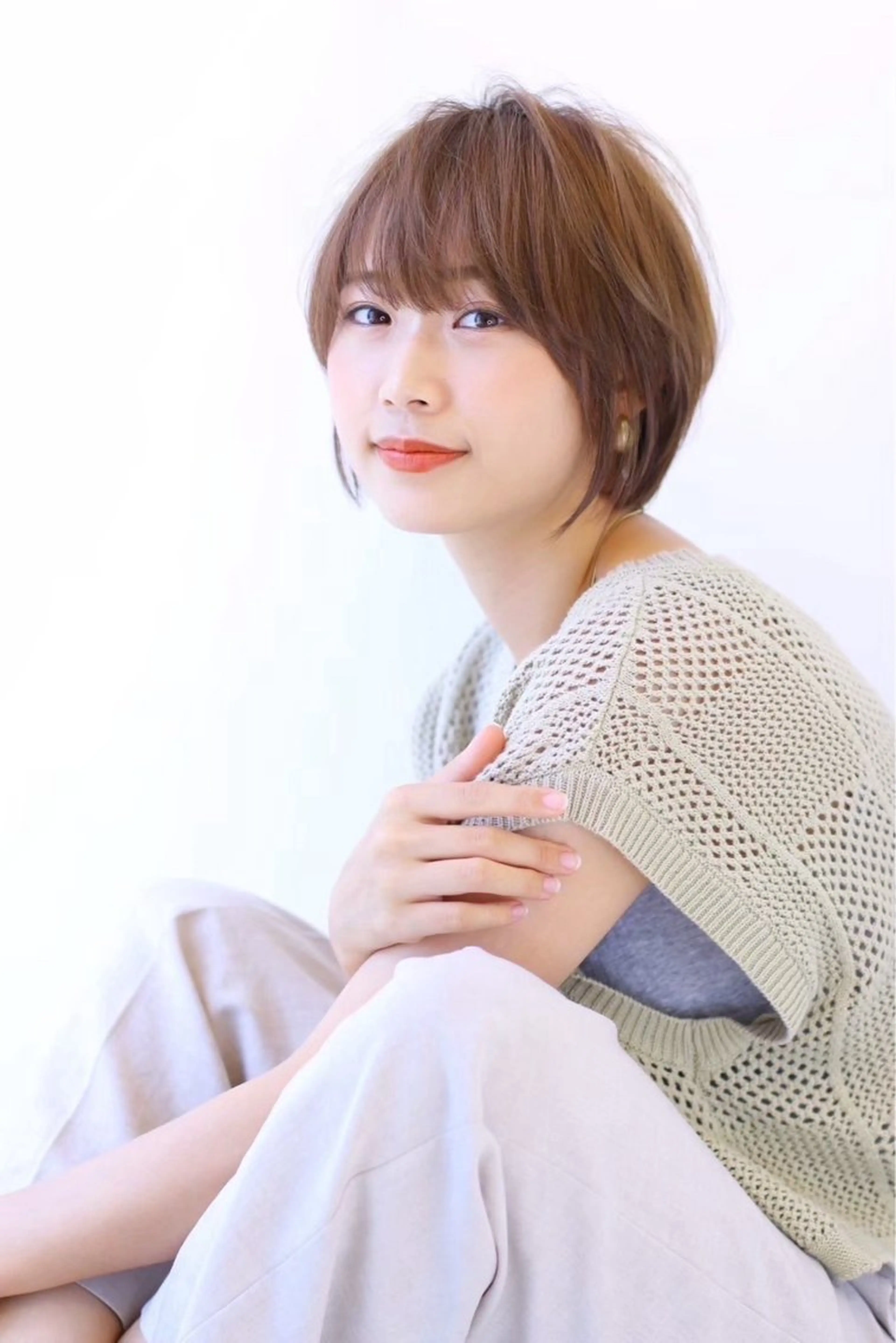 ショート 西村 涼のヘアスタイル