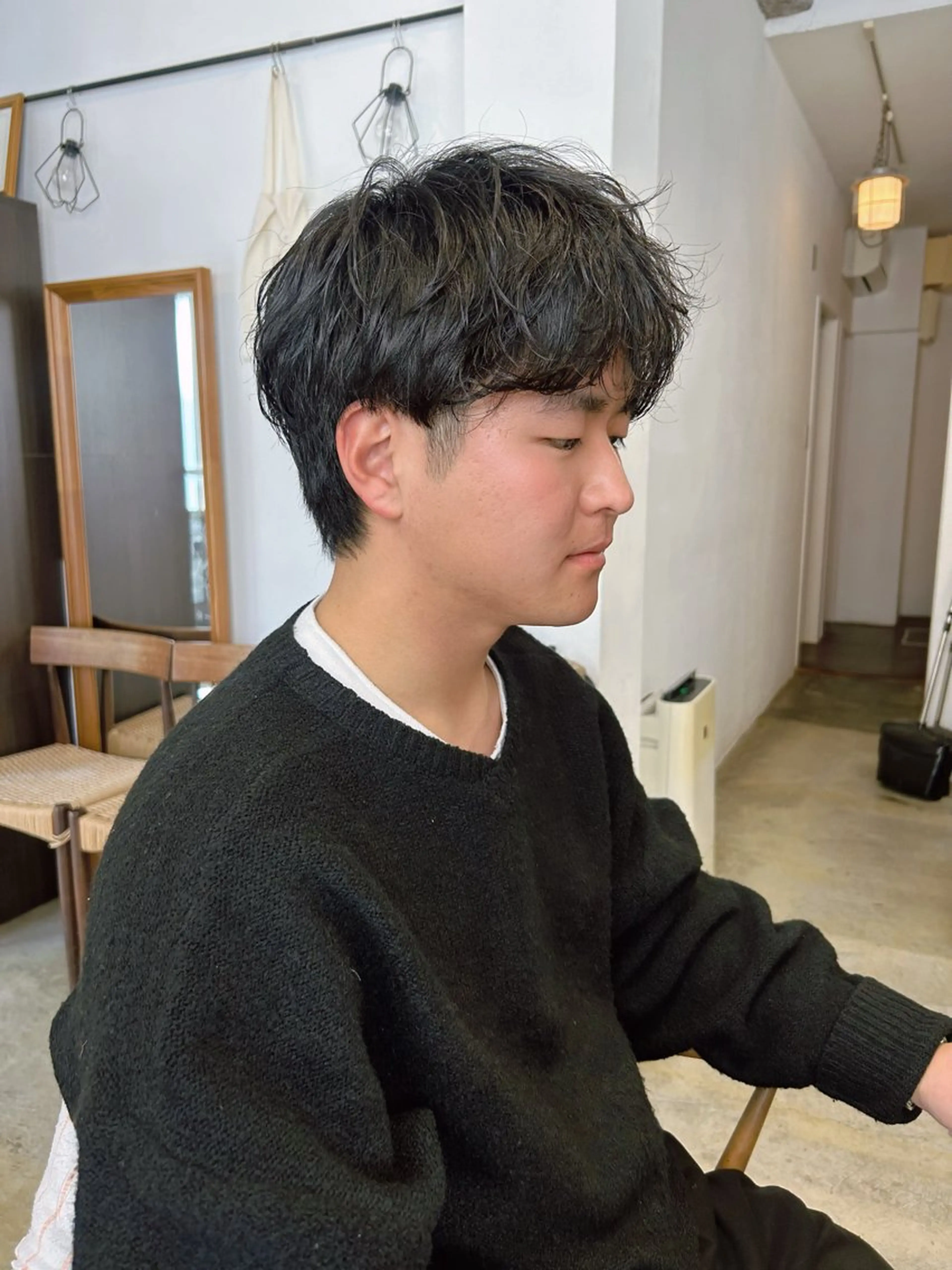 ショート パーマ カット パーマ 韓国レイヤー/ハイ トーン/優太のヘアスタイル