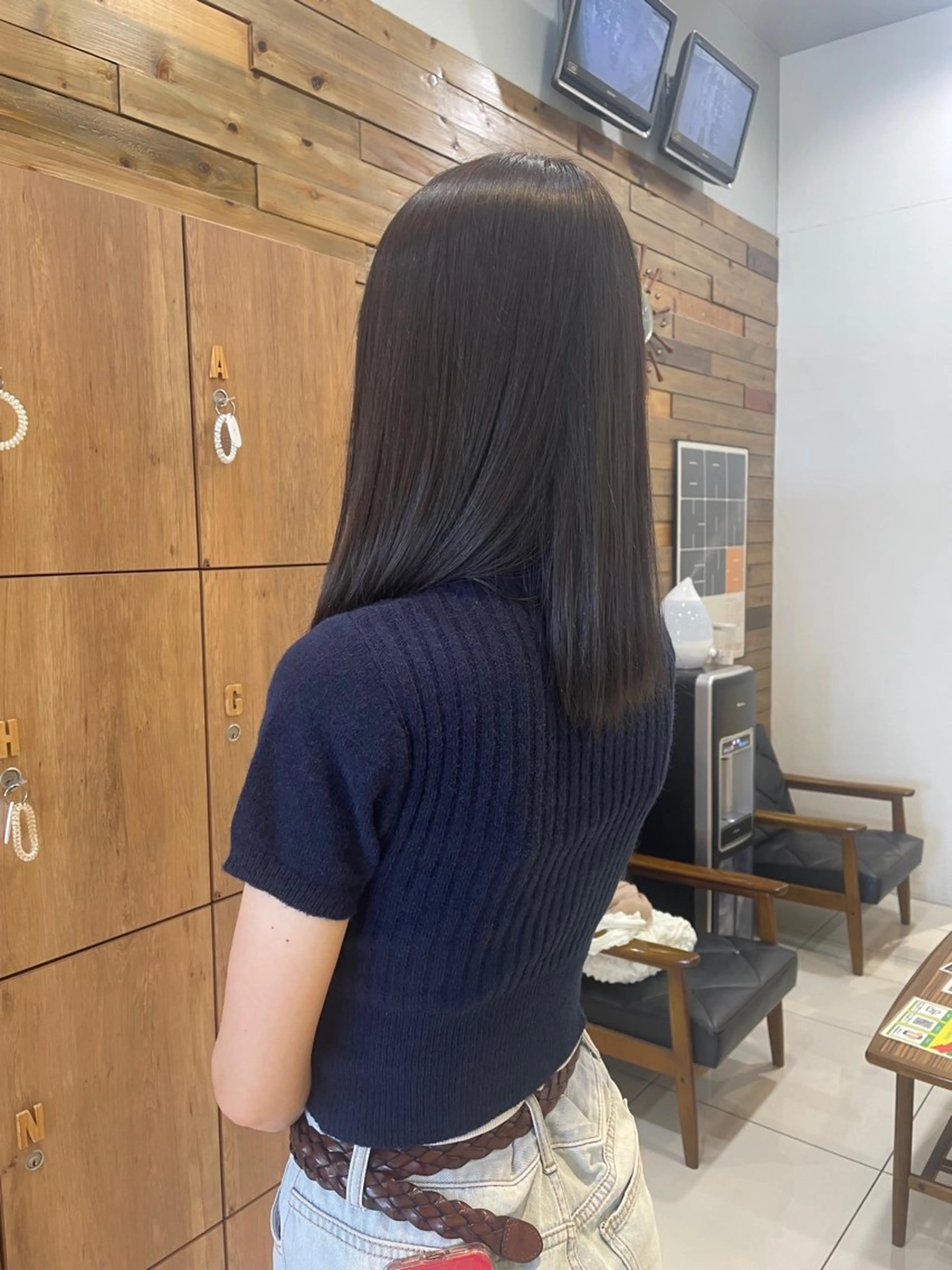 カラー ブリーチ ブリーチなしカラー オリーブカラー なな /カラー/アレンジのヘアスタイル