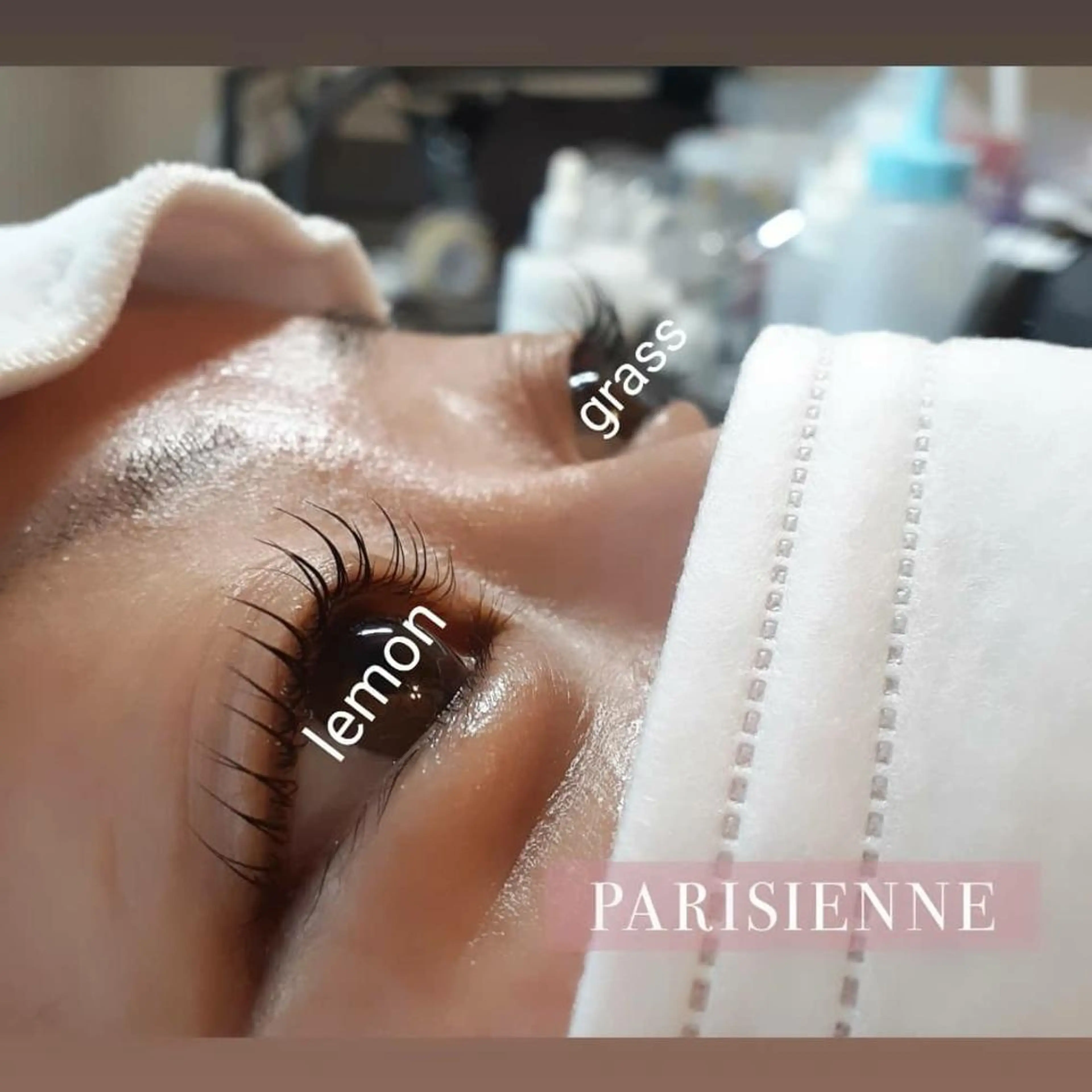 マツエク・マツパ パリジェンヌラッシュリフト Lemon grassのマツエク・マツパデザイン