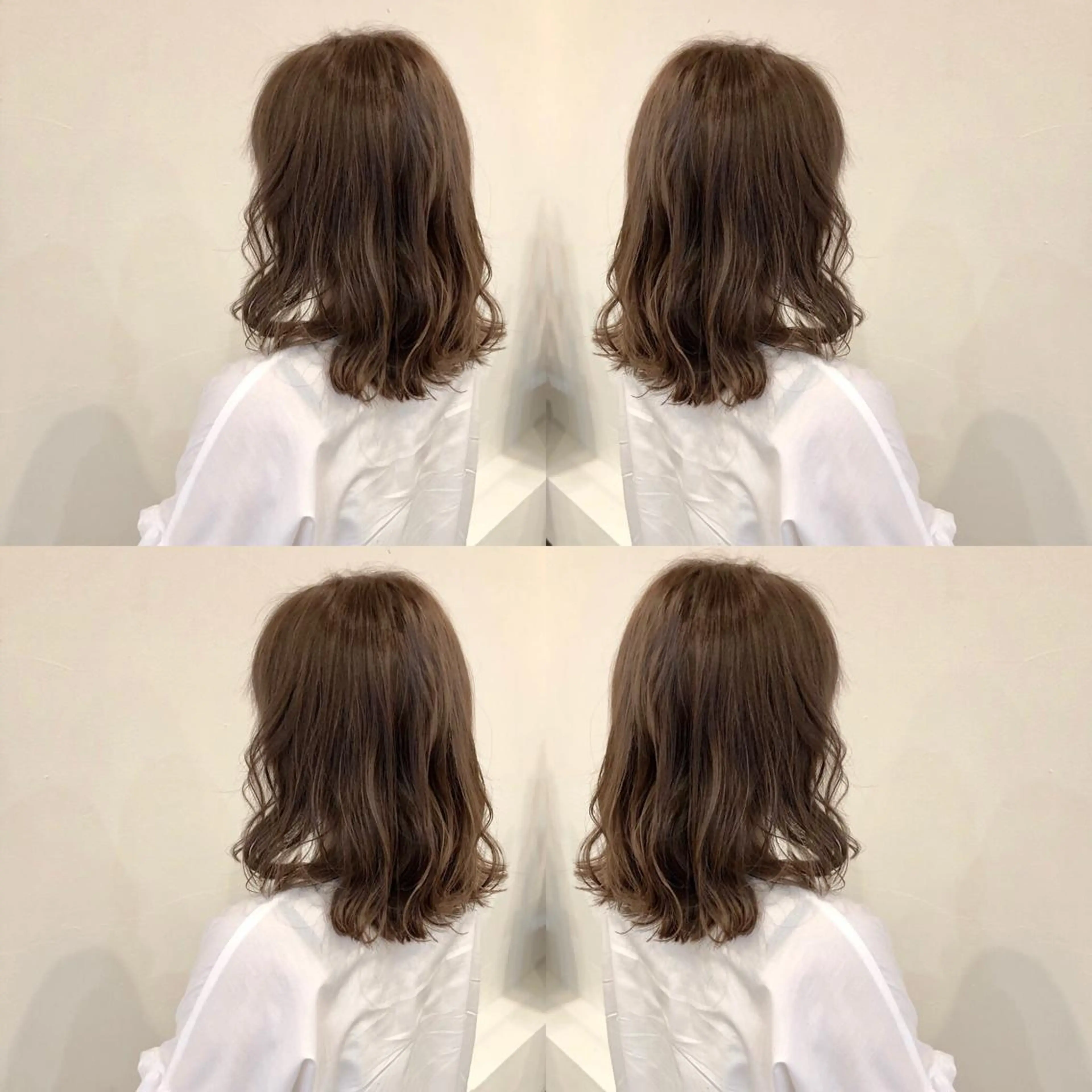 ミディアム カラー ヘアカラー 宮下 耕平のヘアスタイル