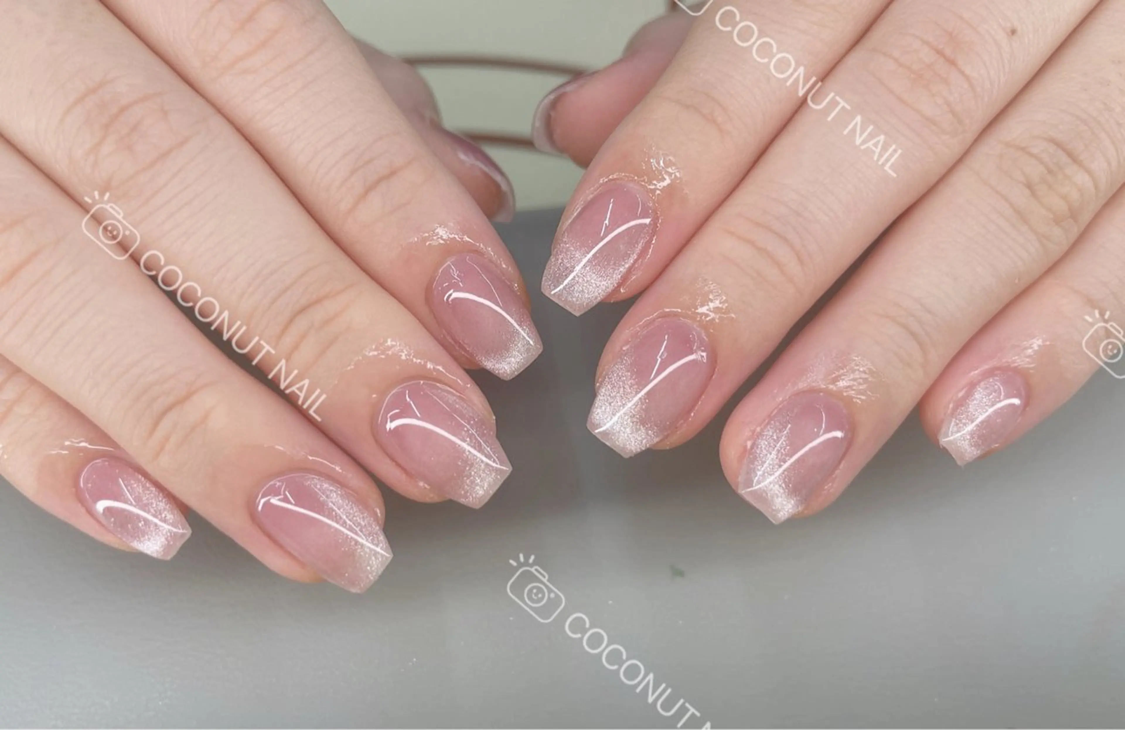 ネイル ハンドネイル 神田 ココナッツのネイルデザイン