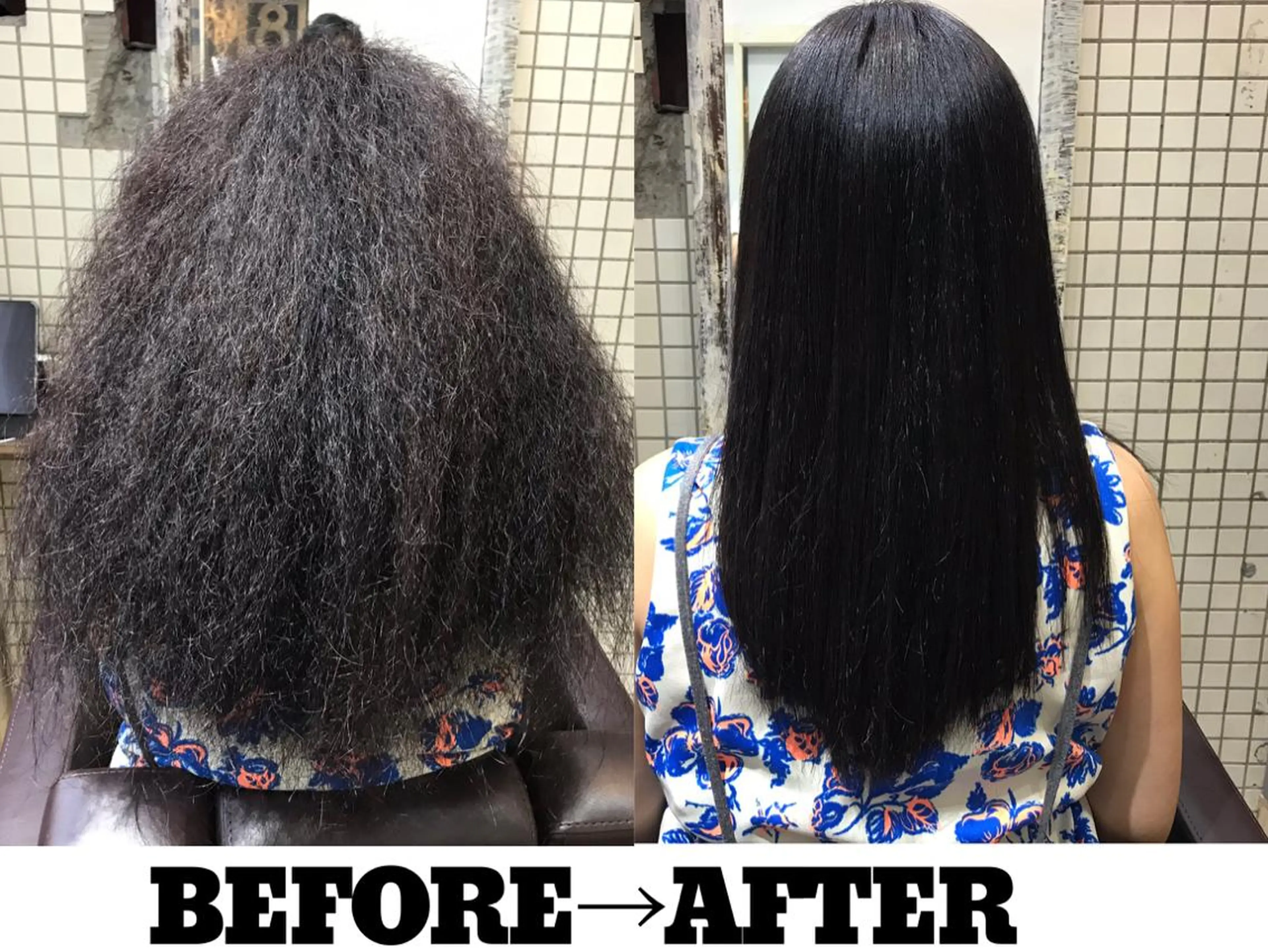 ロング 縮毛矯正 トリートメント 縮毛矯正 髪質改善＆縮毛矯正 三上大地のヘアスタイル