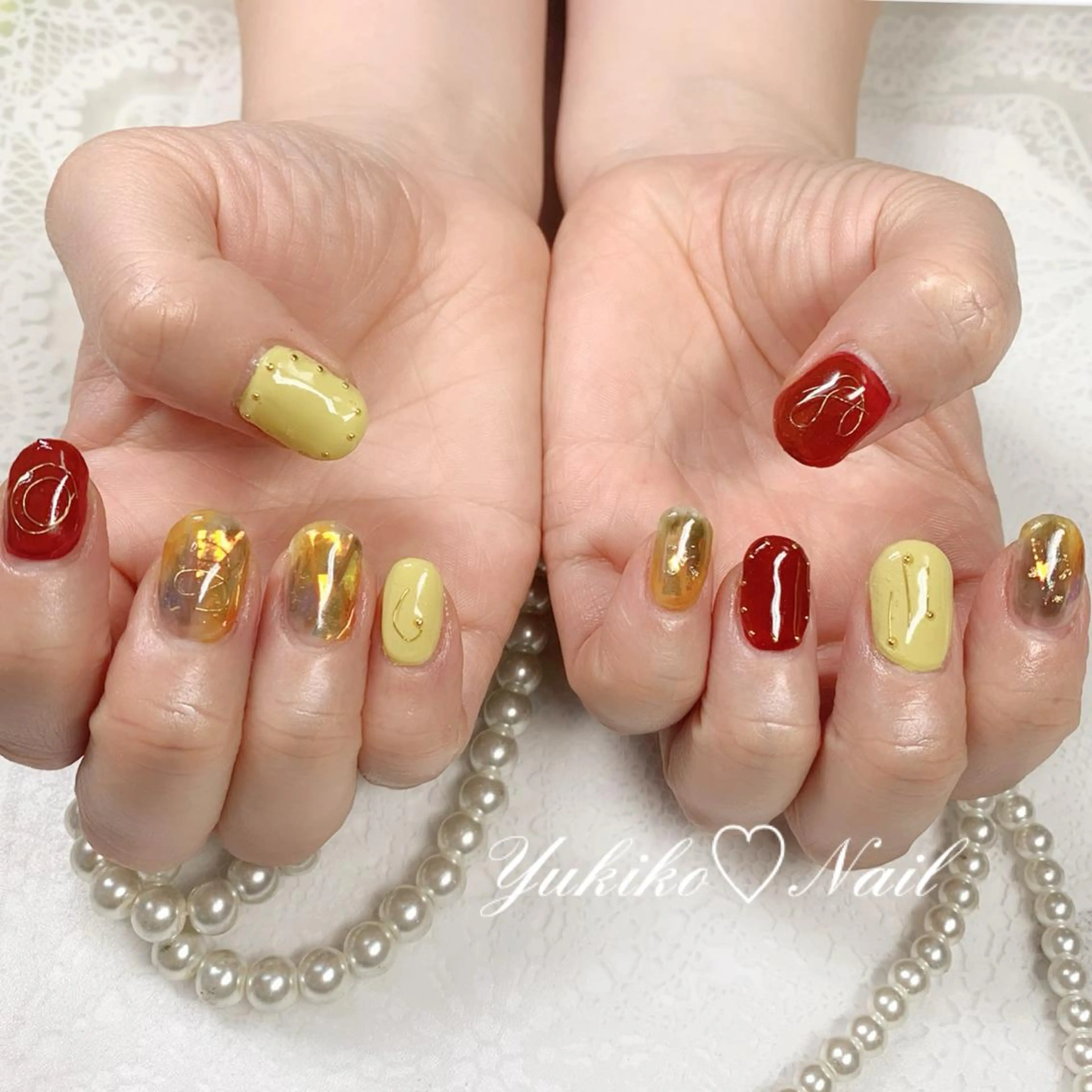 ネイル 持ち込み ニュアンスネイル ユキコ ネイルのネイルデザイン