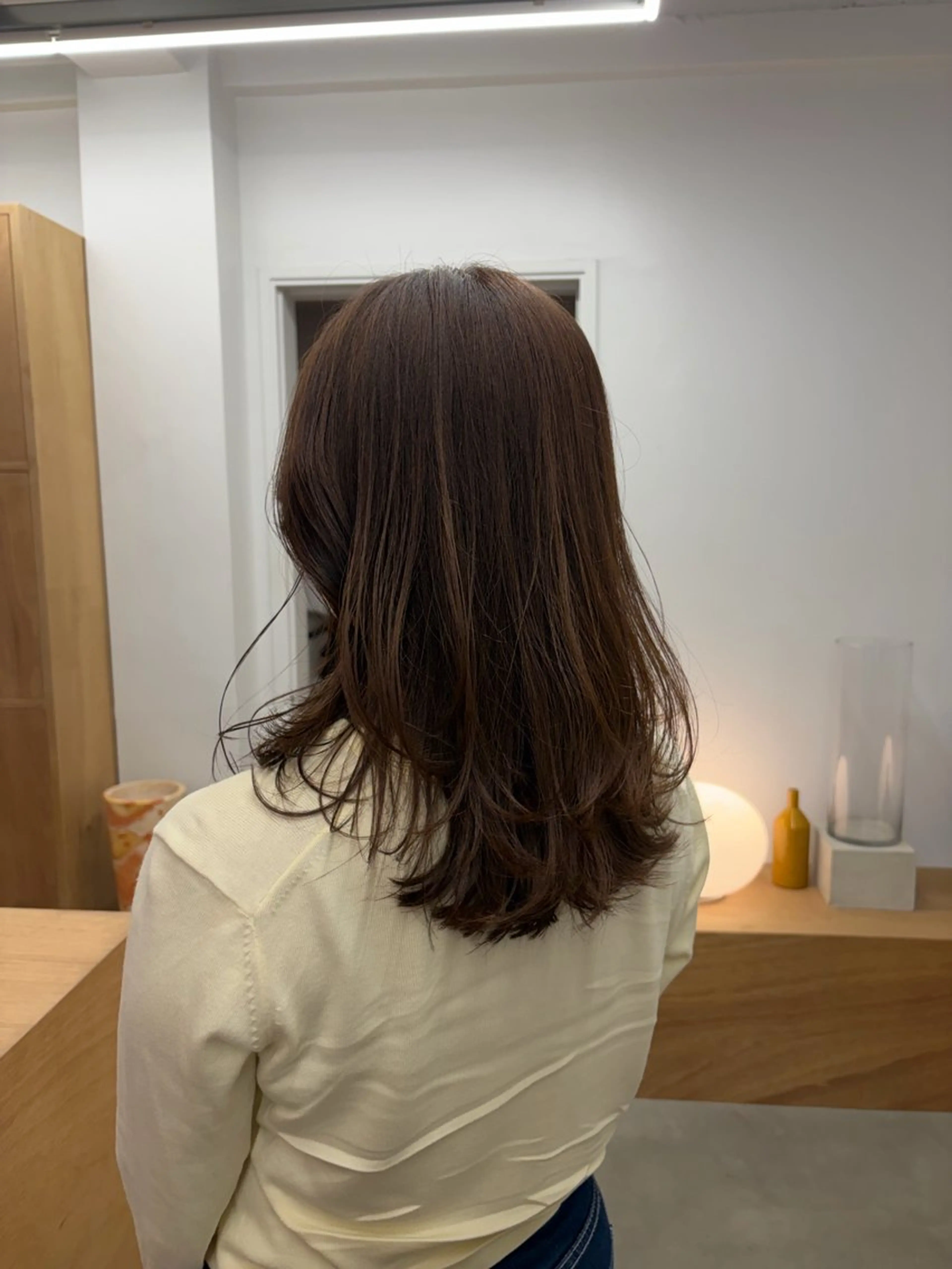 ミディアム カラー ヘアカラー 坂本 圭太朗のヘアスタイル