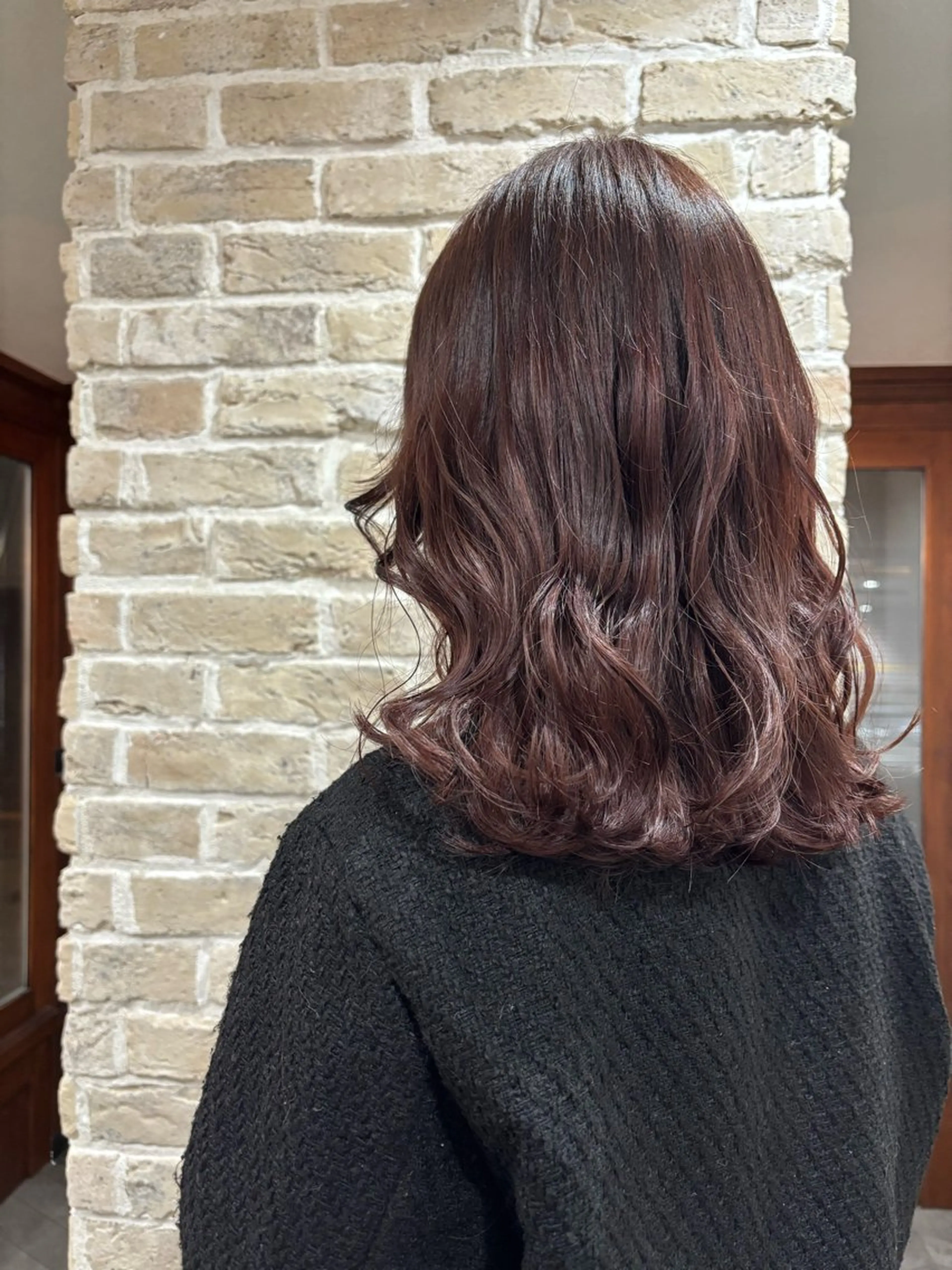 セミロング 田島 里奈のヘアスタイル