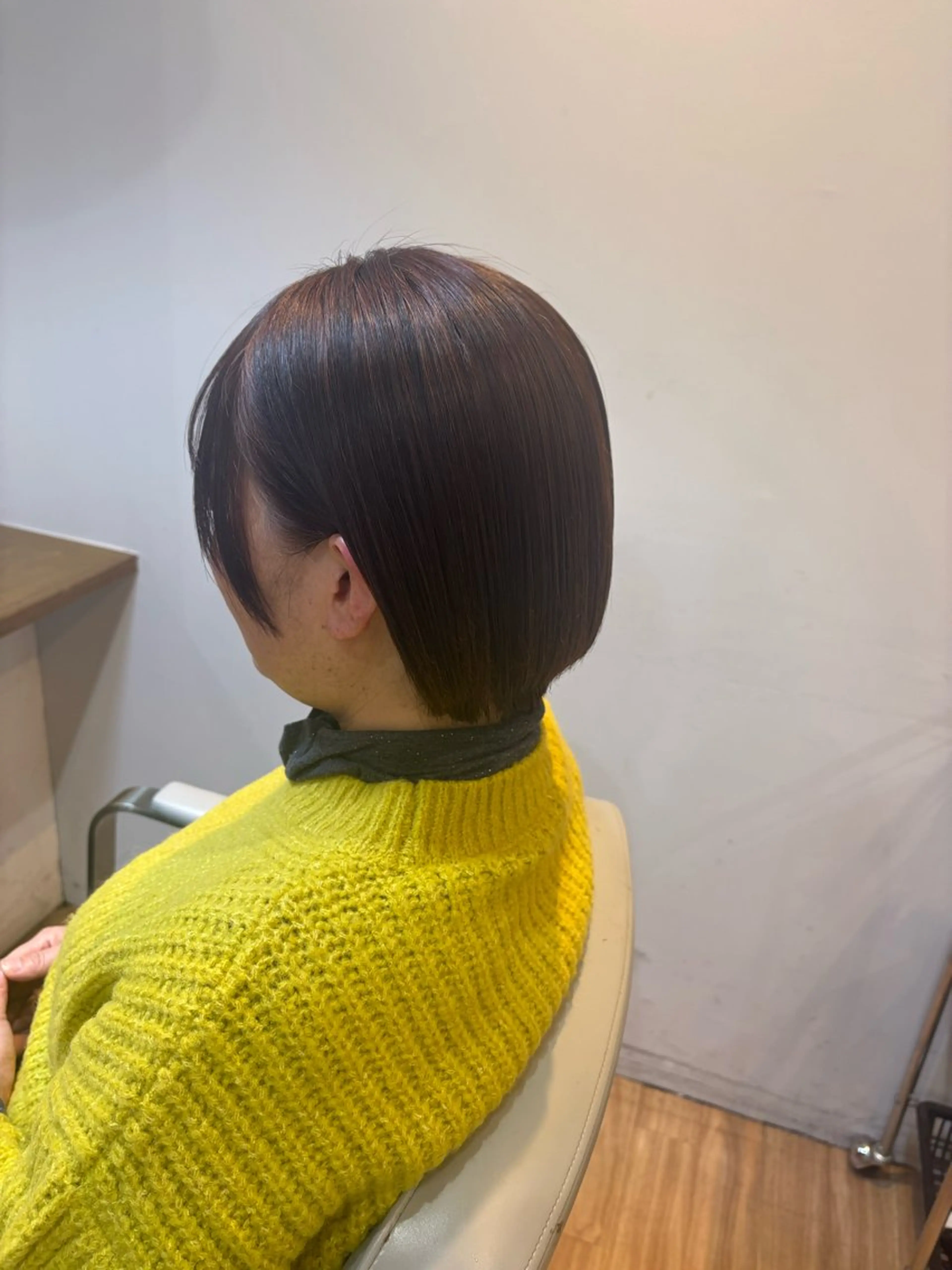 ショート カット ヘアカラー トリートメント 韓国ヘアー🇰🇷 MIWAのヘアスタイル