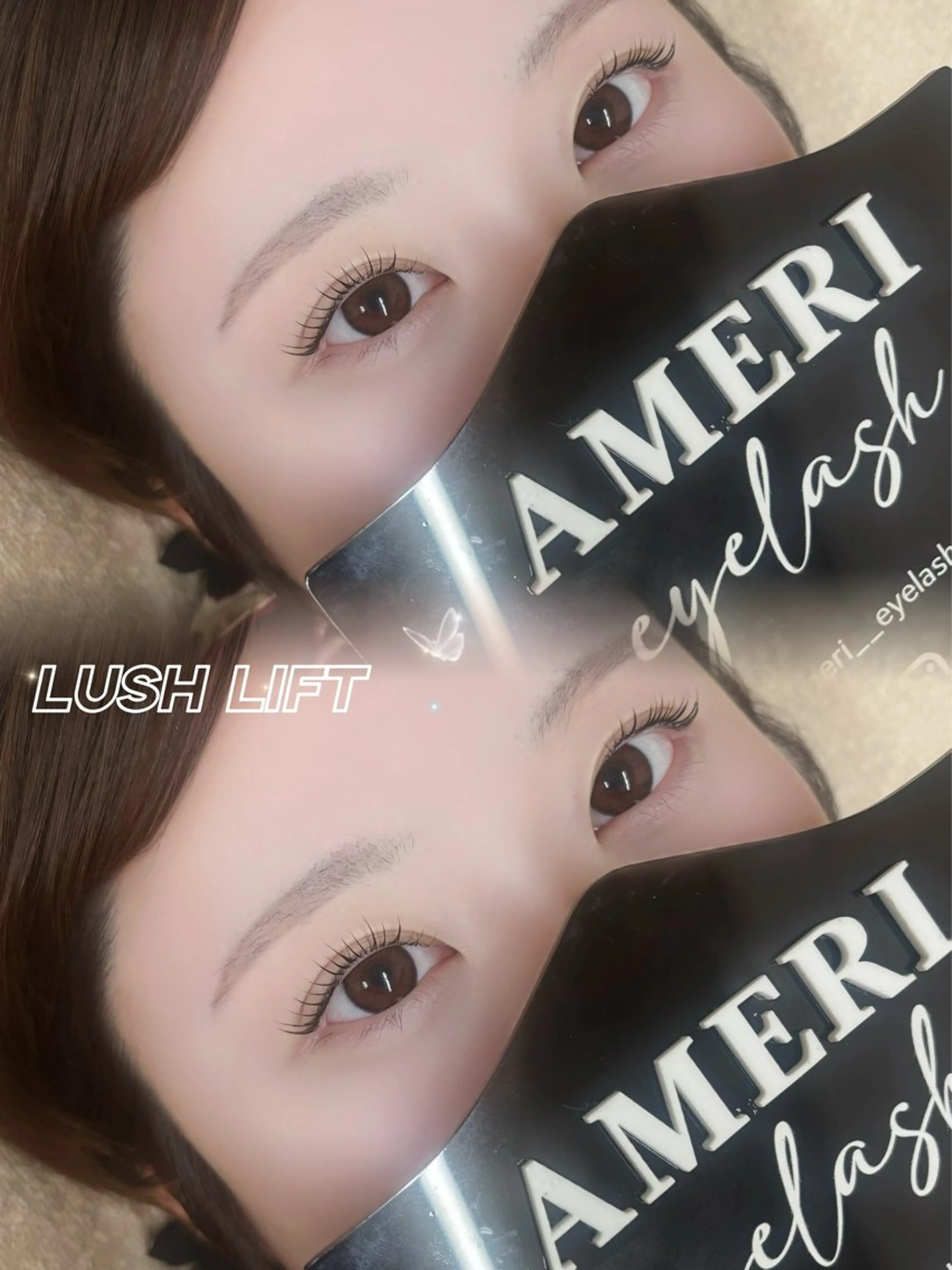 マツエク・マツパ マツパ AMERI nana🩵のマツエク・マツパデザイン