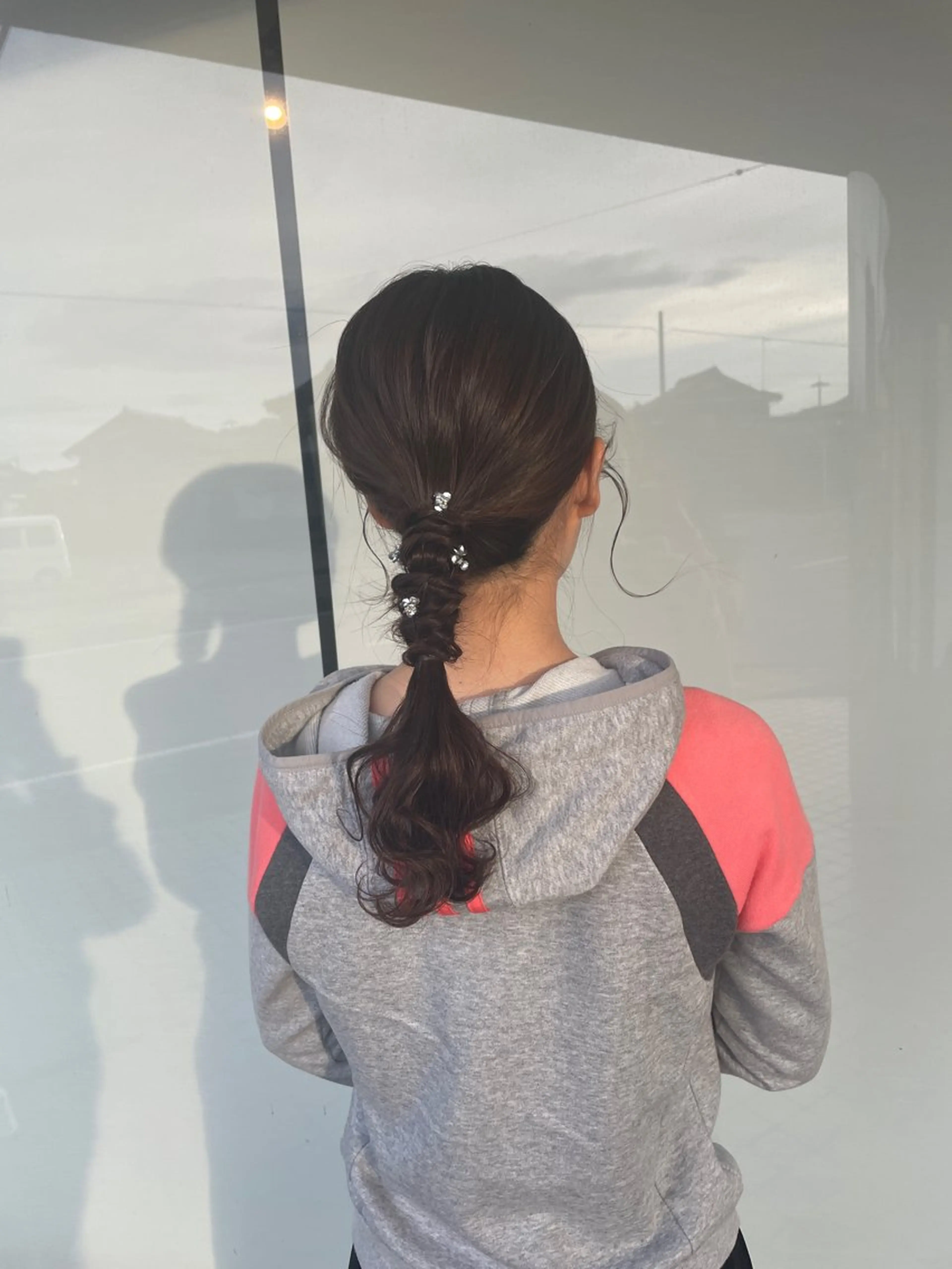 ミディアム ヘアアレンジ マキノ キョウカのヘアスタイル