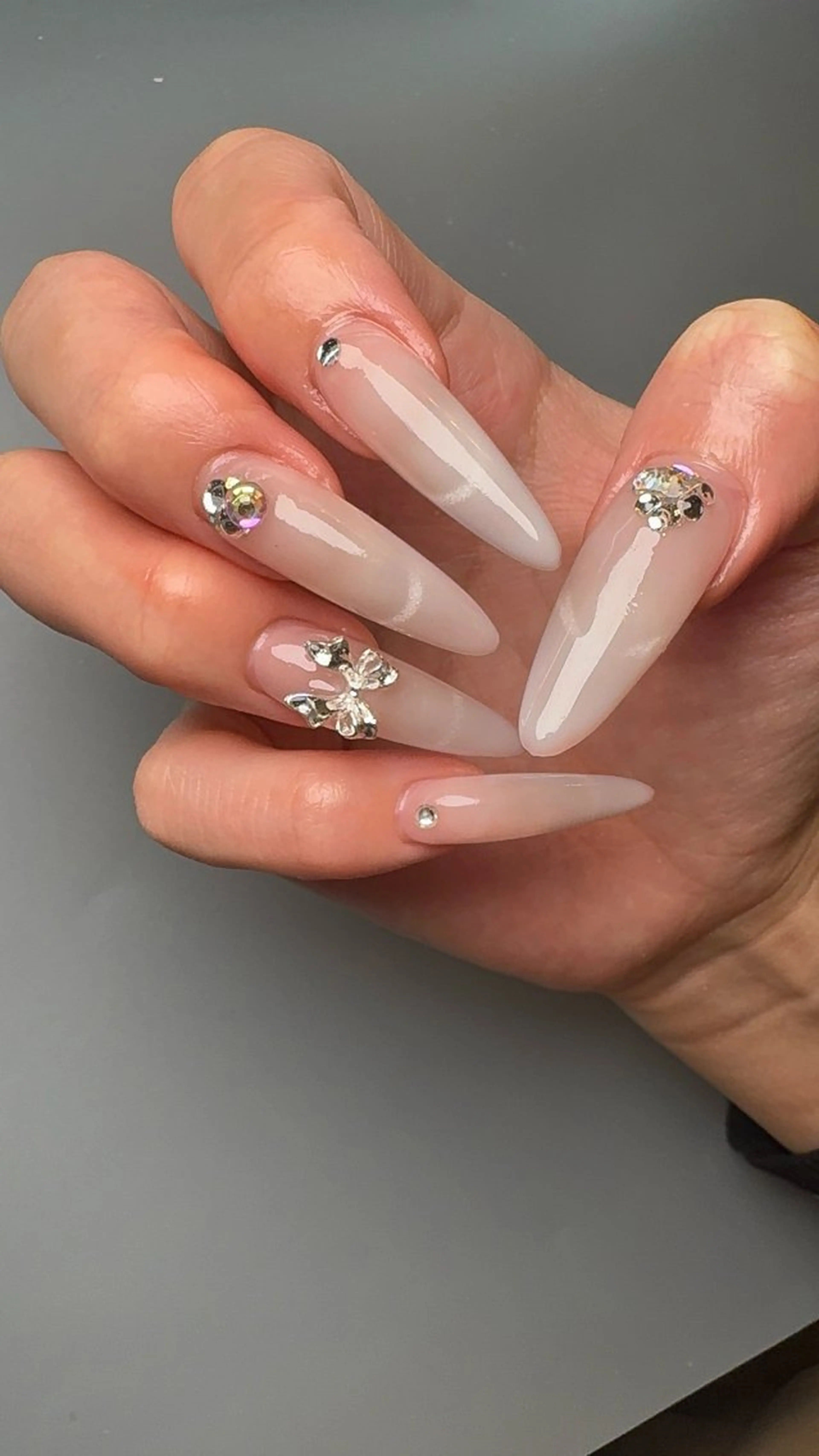 【自店オフ込み】チップ長さだし➕マグネットワンカラー💅🏻の写真