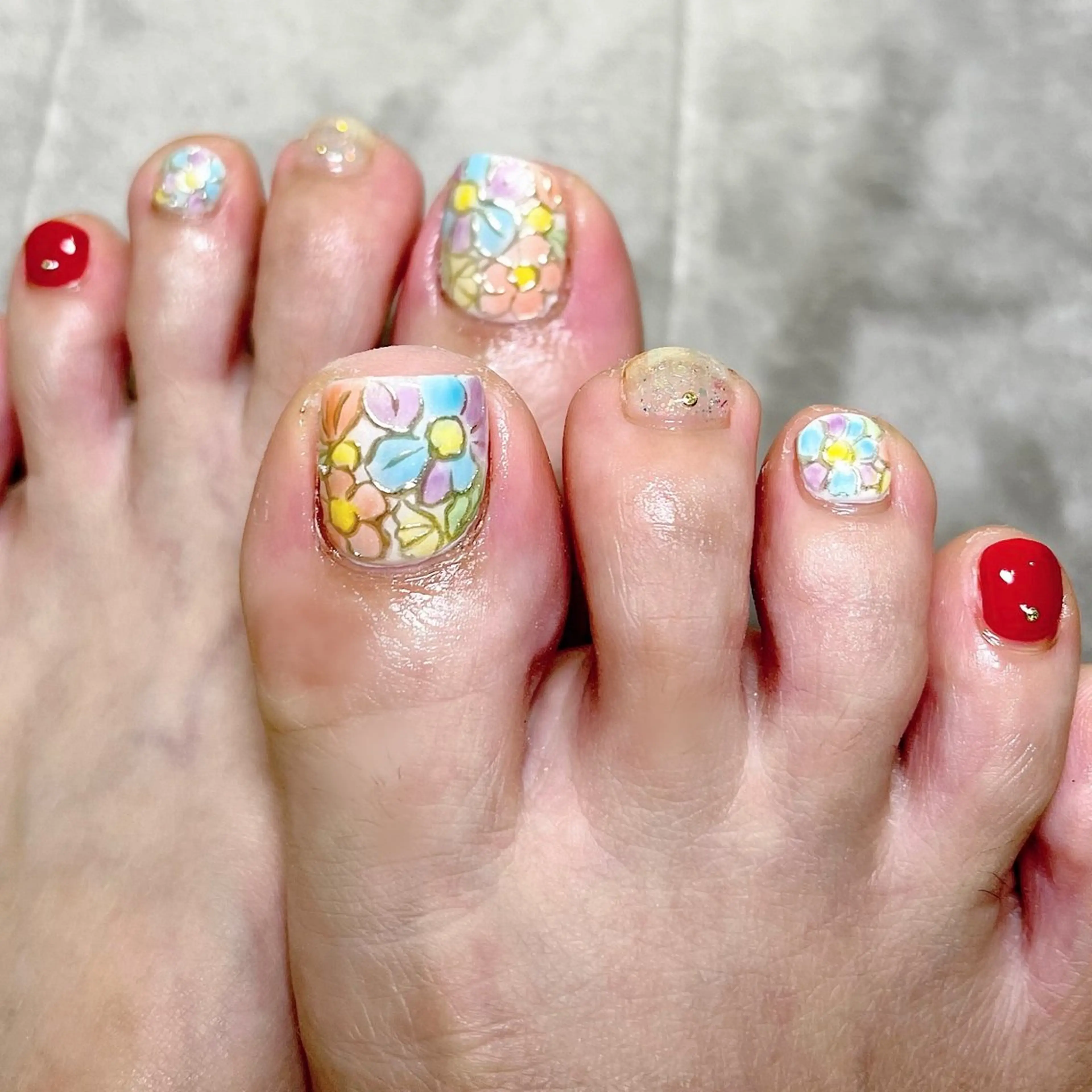 ネイル フットネイル NailSalon Fluraのネイルデザイン