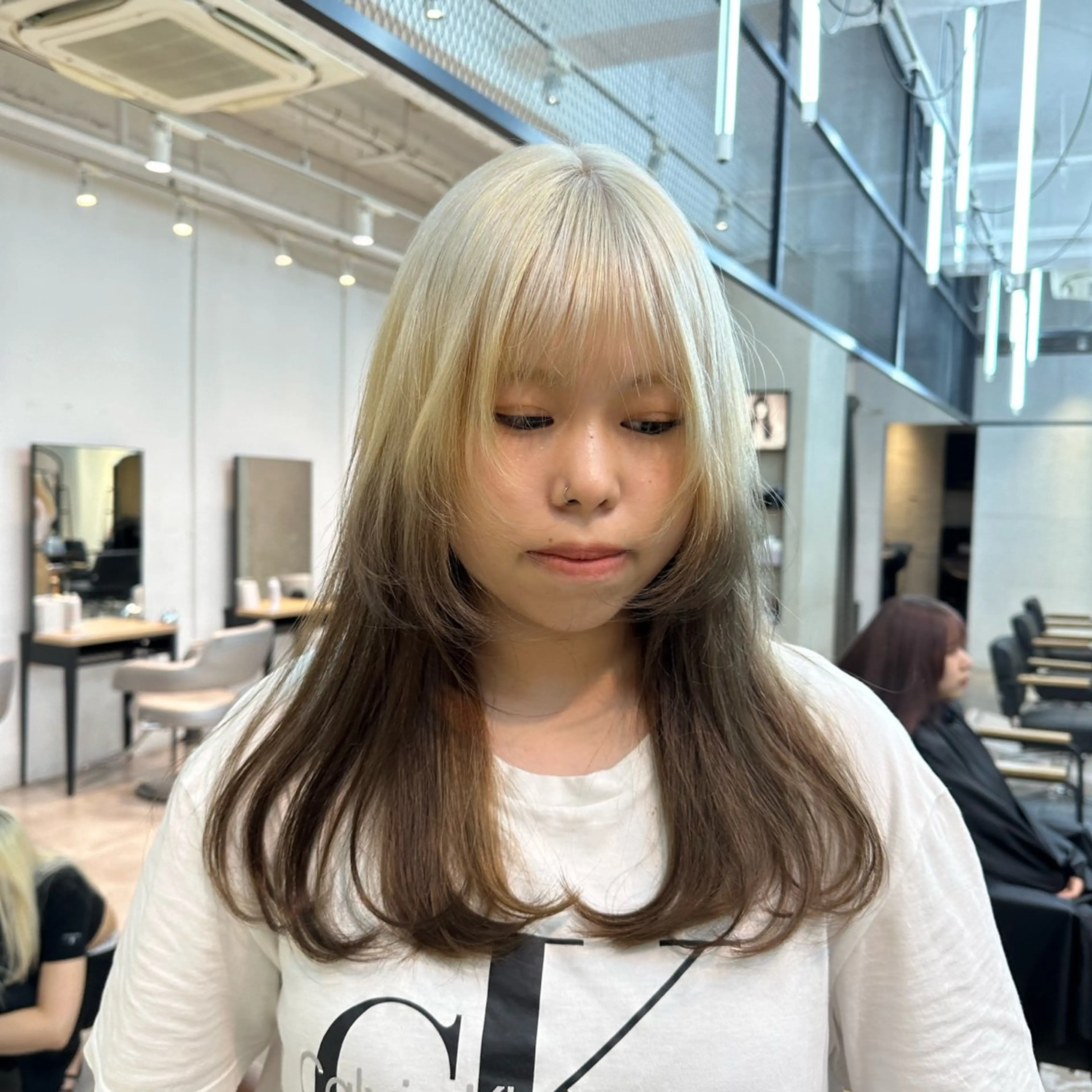 カラー ヘアカラー ハイトーン特化 pepe🎀のヘアスタイル