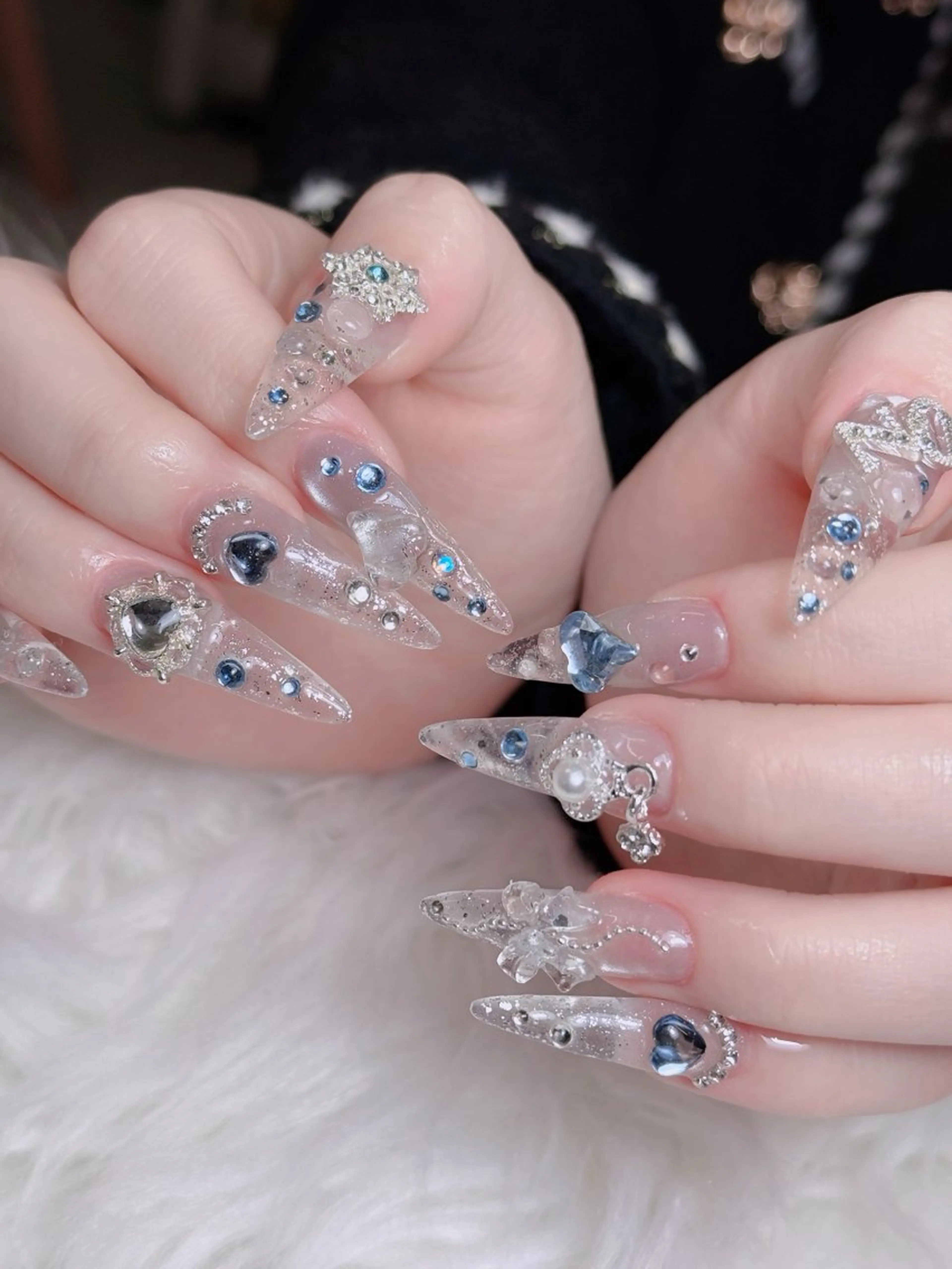 ネイル オーロラネイル チークネイル フットネイル フレンチネイル ハロウィン Lumi Shinokuboのネイルデザイン