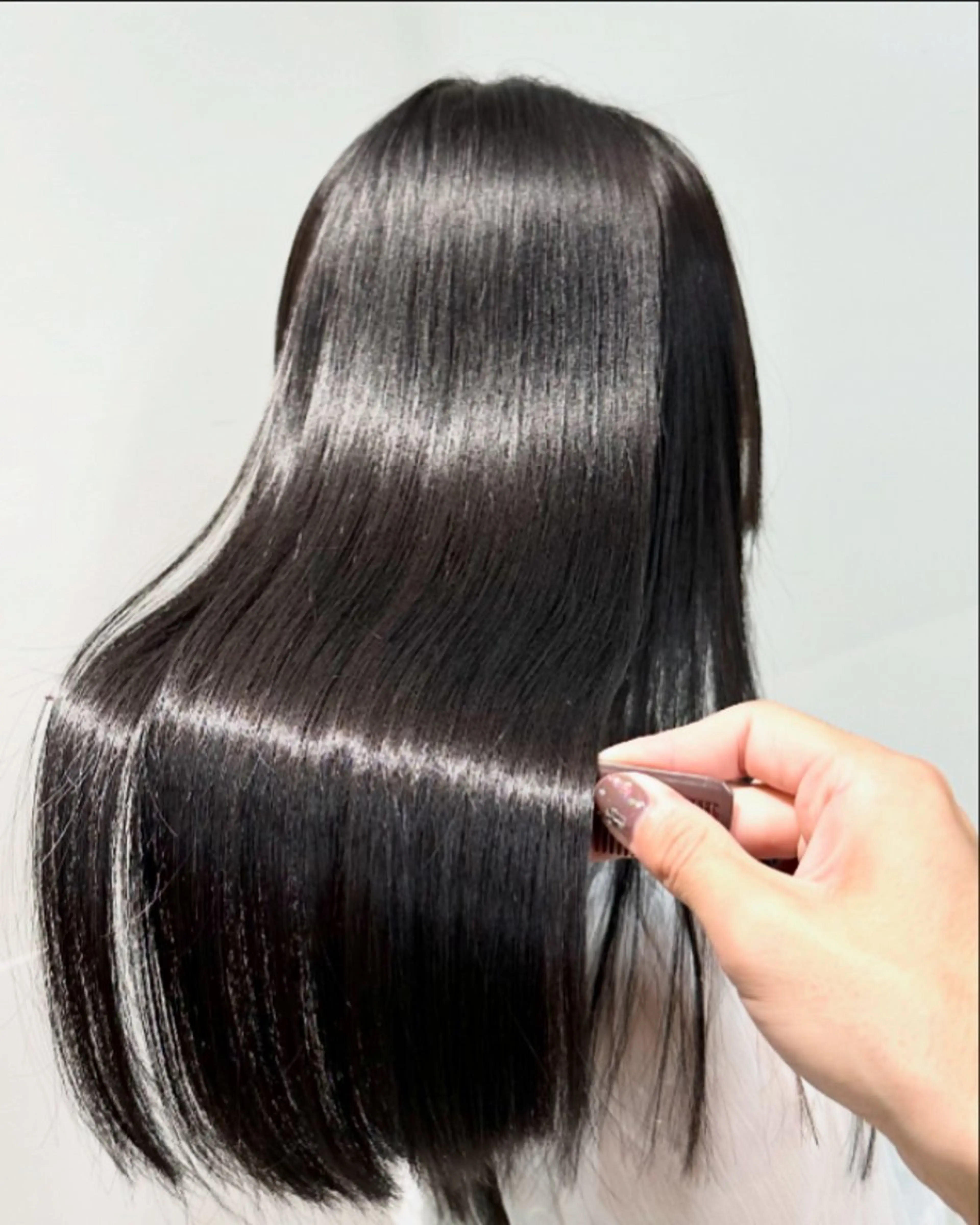 ロング カラー パーマ ヘアアレンジ 髪質改善 縮毛矯正 トリートメント ストレートパーマ カット ヘアカラー 縮毛矯正 トリートメント 縮毛矯正/髪質改善/ ブリーチ毛/木元渓太のヘアスタイル