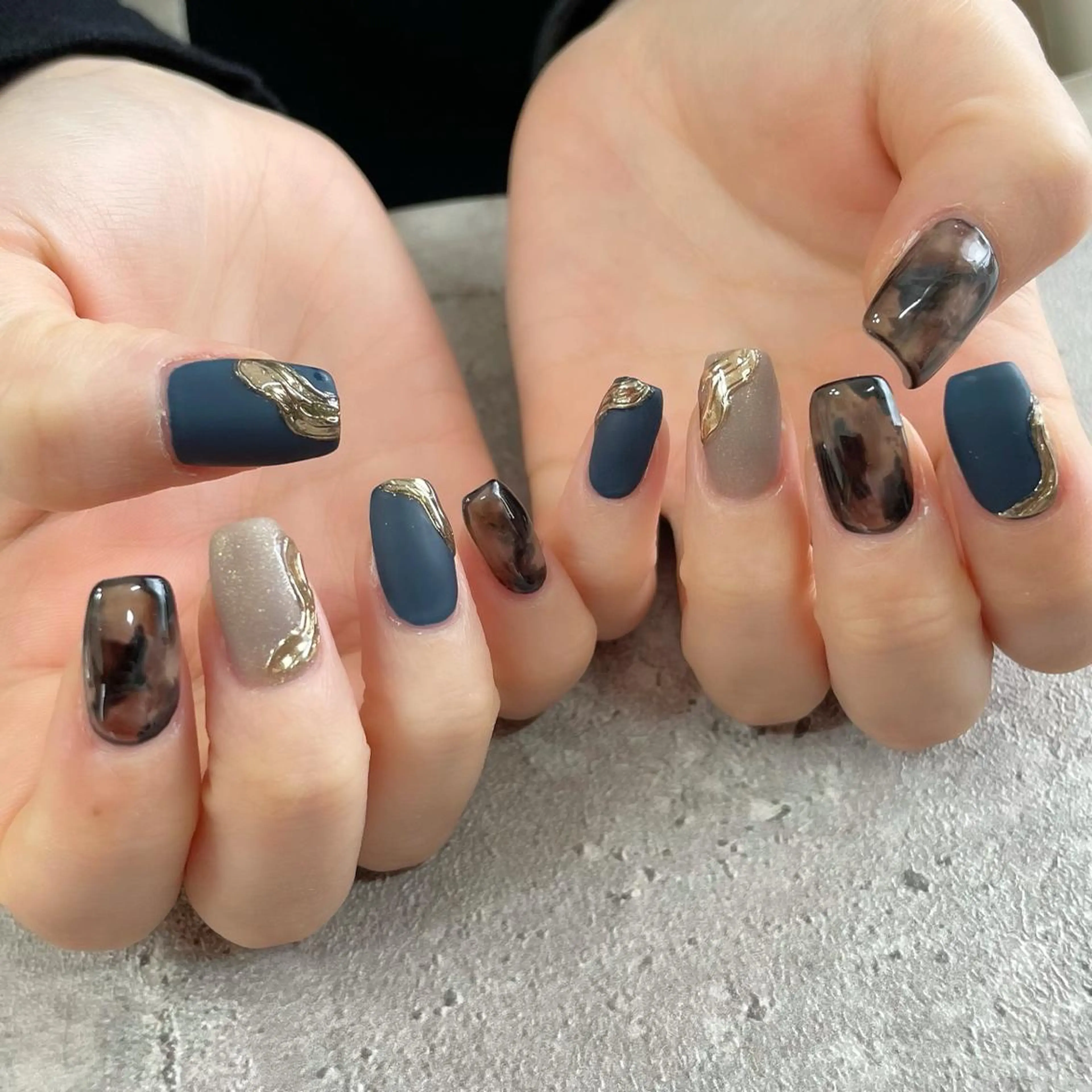 ネイル ジェルネイル 東 千夏のネイルデザイン