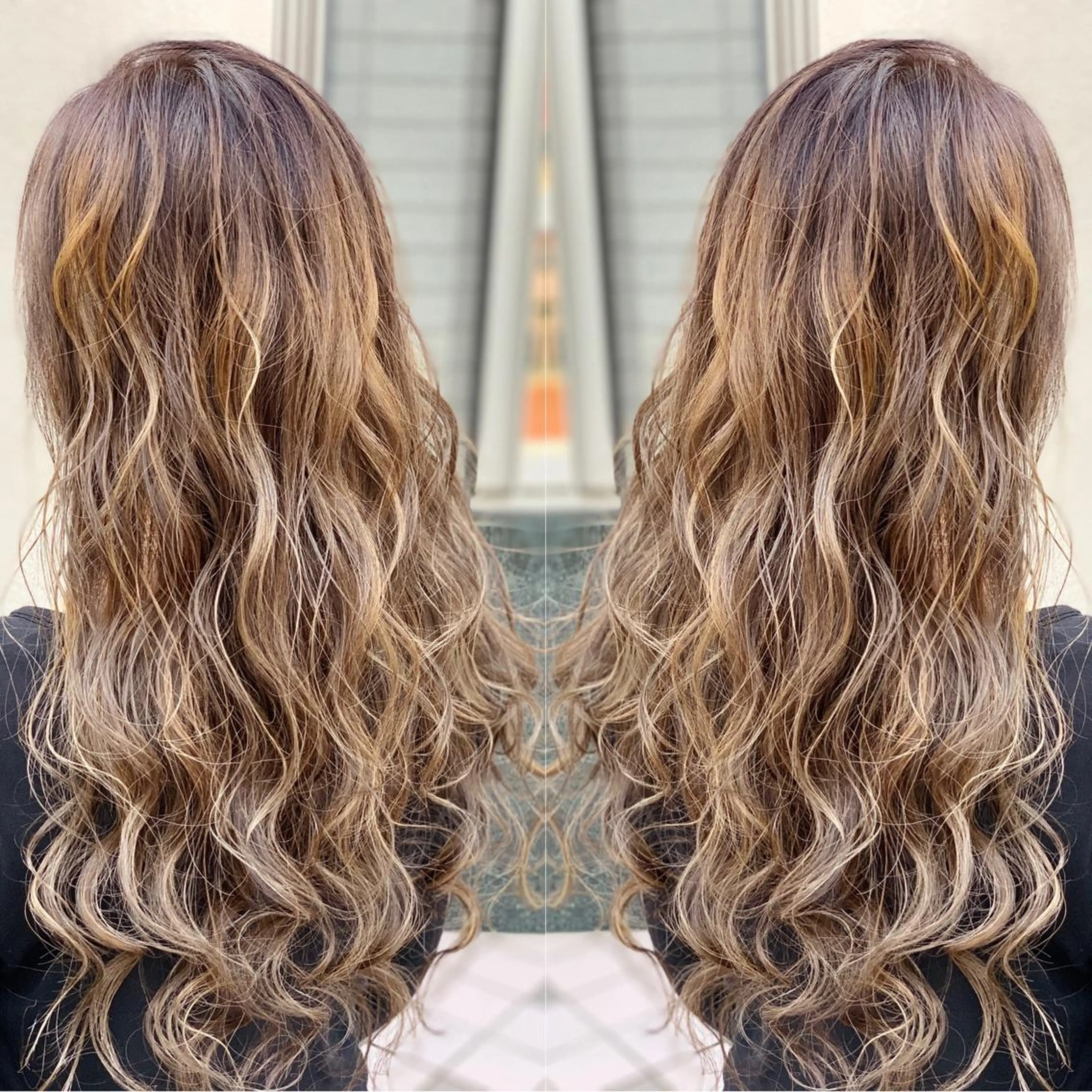 ロング カラー ハイライトカラー ハイライト ヘアカラー N° jillva ♦️川端裕司♦️のヘアスタイル