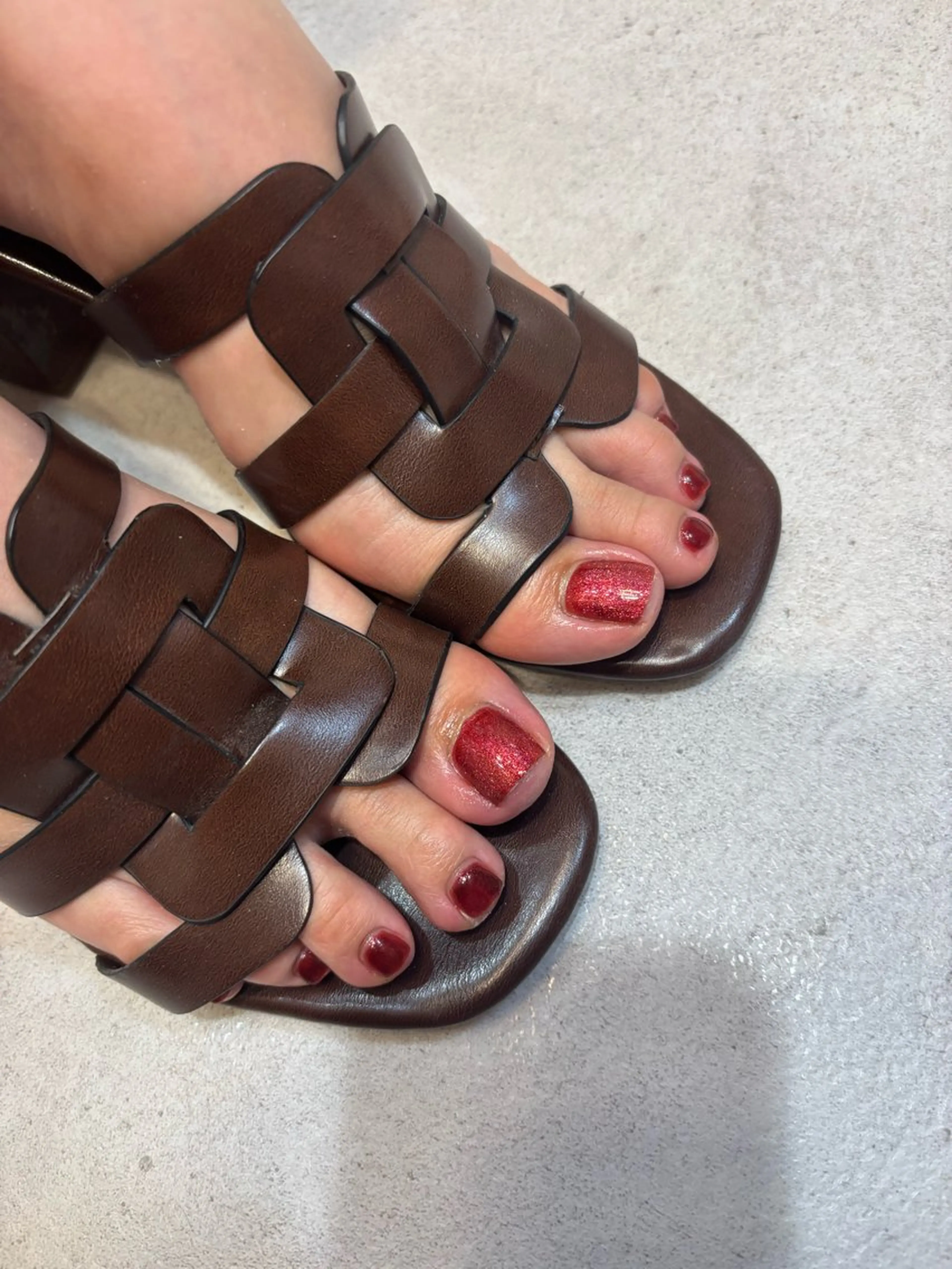 🧡フット　オフなしワンカラー🧡の写真