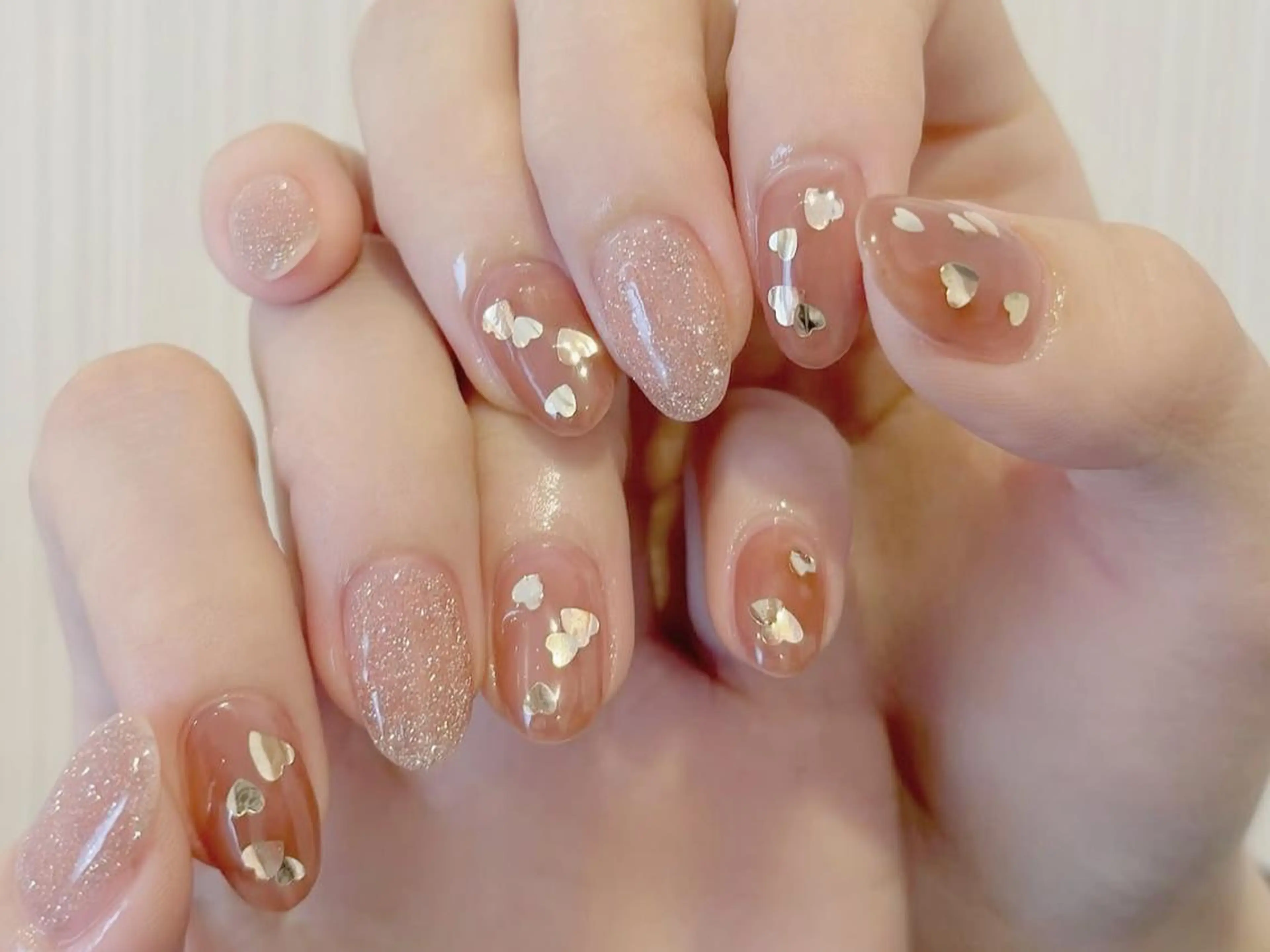 メンズ ネイル アートネイル フレンチネイル ジェルネイル キラキラネイル パラジェル Bloom kabukiのネイルデザイン
