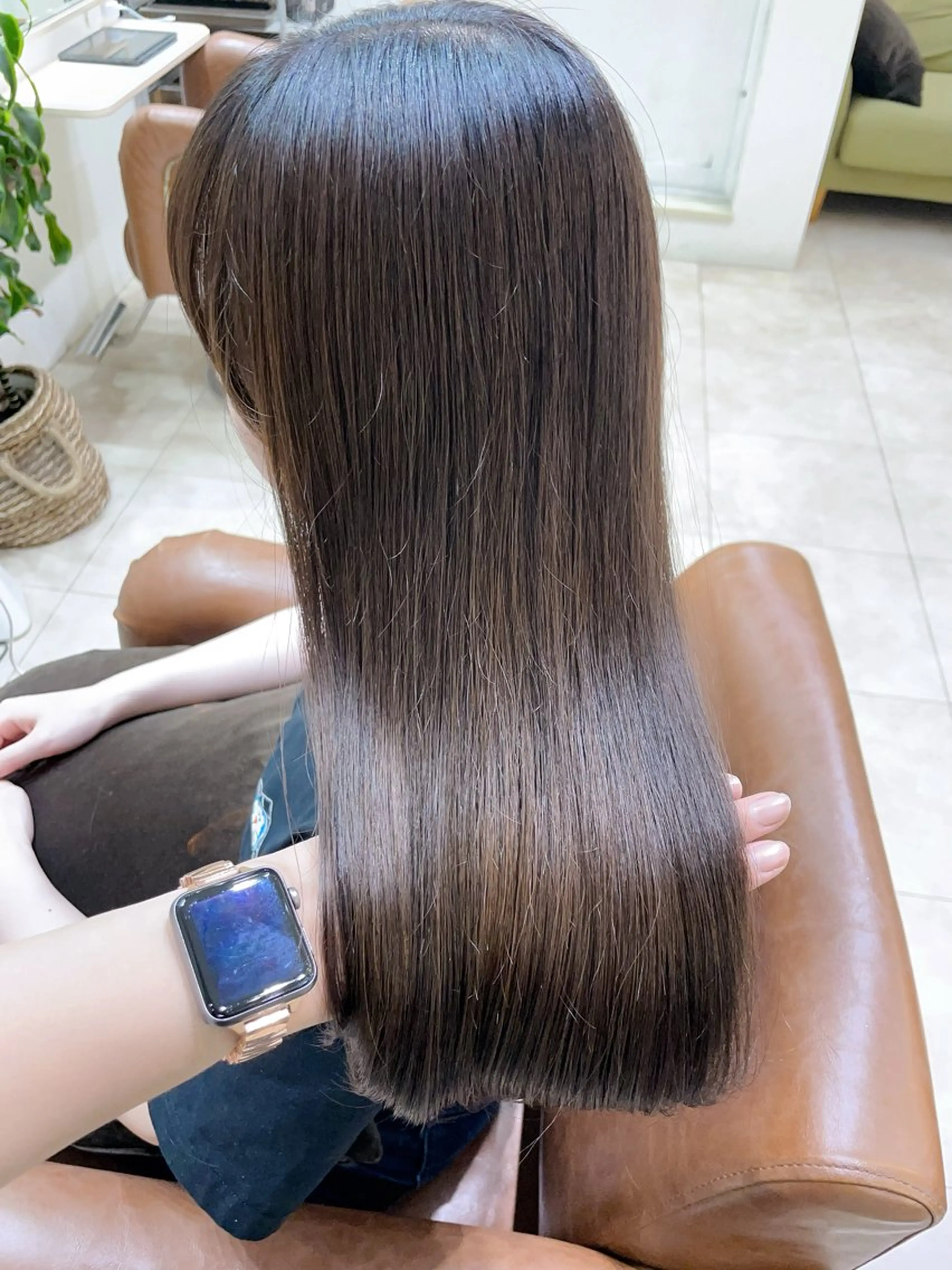 ロング カラー カット ヘアカラー トリートメント 村山 茉衣のヘアスタイル