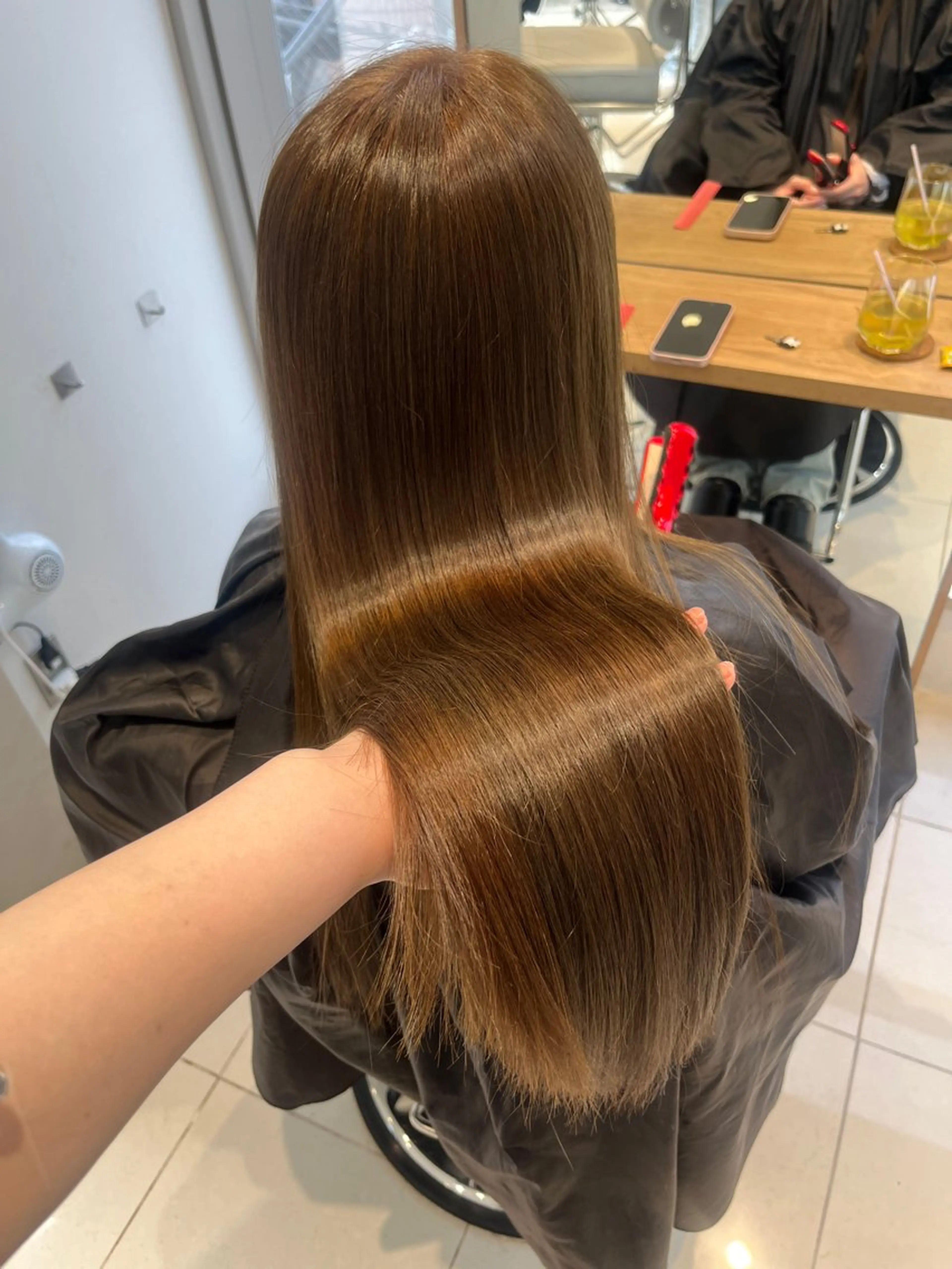 ロング カラー カット ヘアカラー トリートメント ヘアセット 🎀透明感 カラー🎀ミズキのヘアスタイル