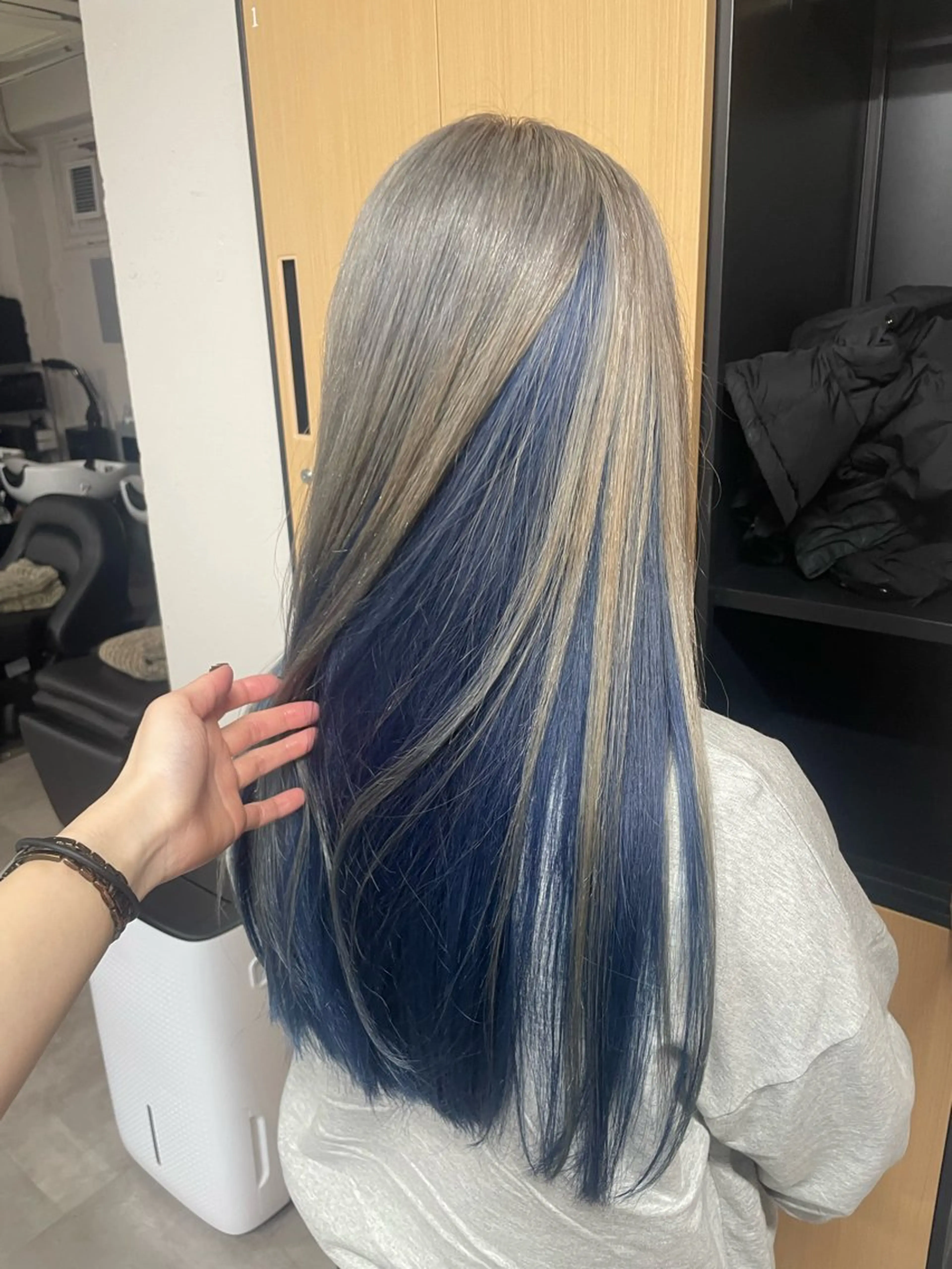 ロング ヘアカラー トリートメント tokute 中野真咲🐺のヘアスタイル