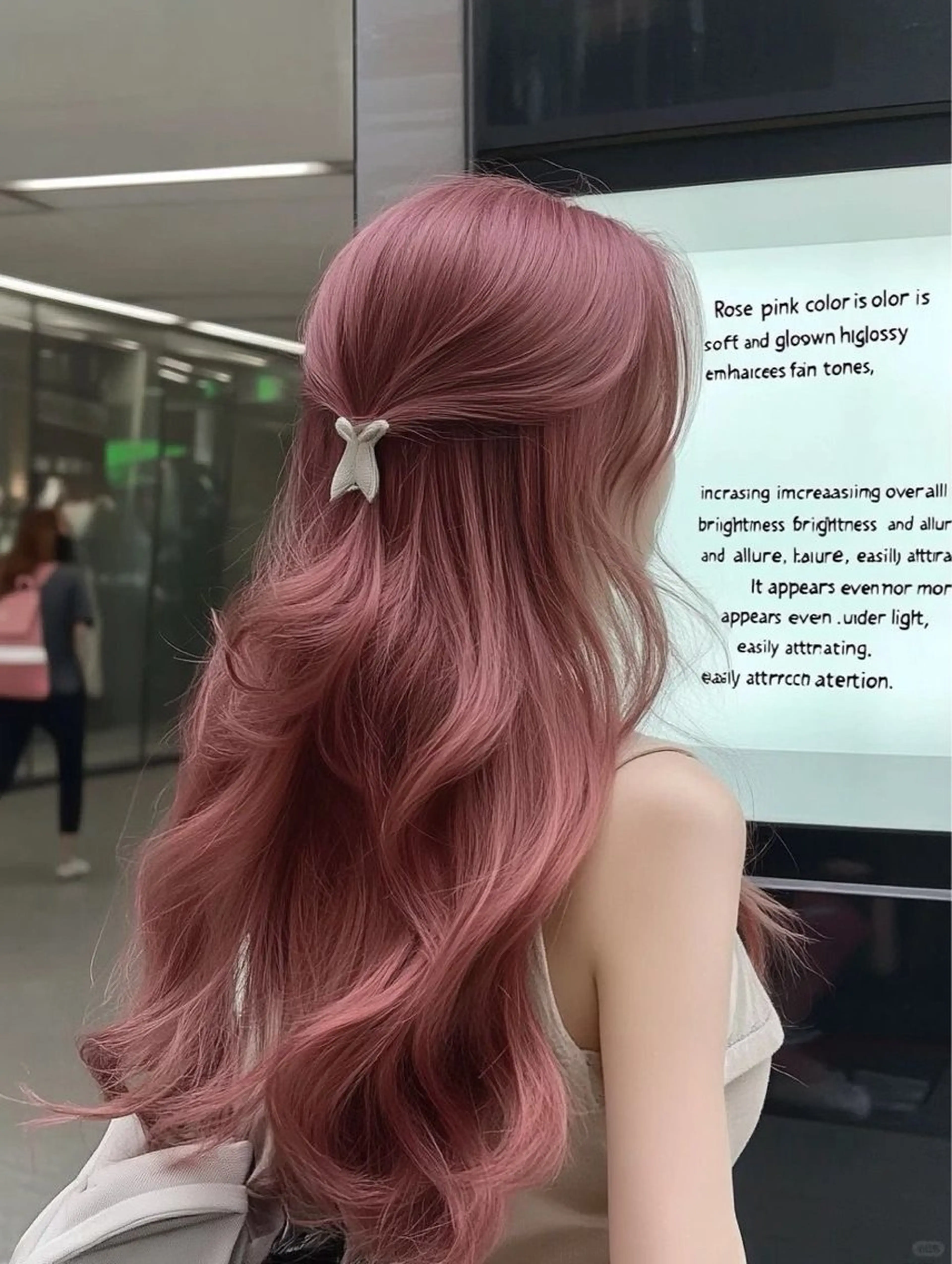 セミロング カラー 韓国系ハイトーン 🎀Nanamiのヘアスタイル