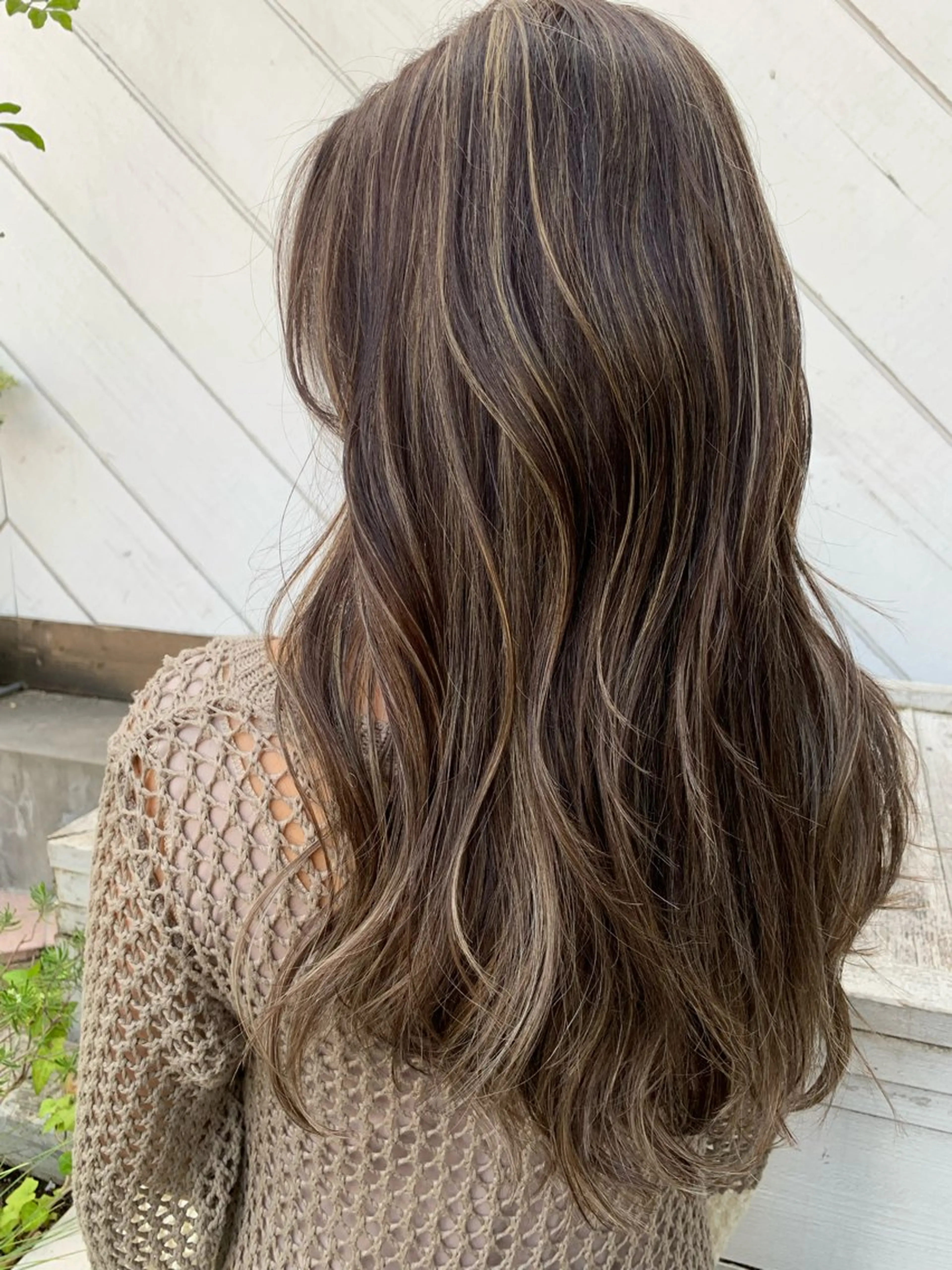 ロング ハイライト カット ヘアカラー トリートメント Sa toshiのヘアスタイル