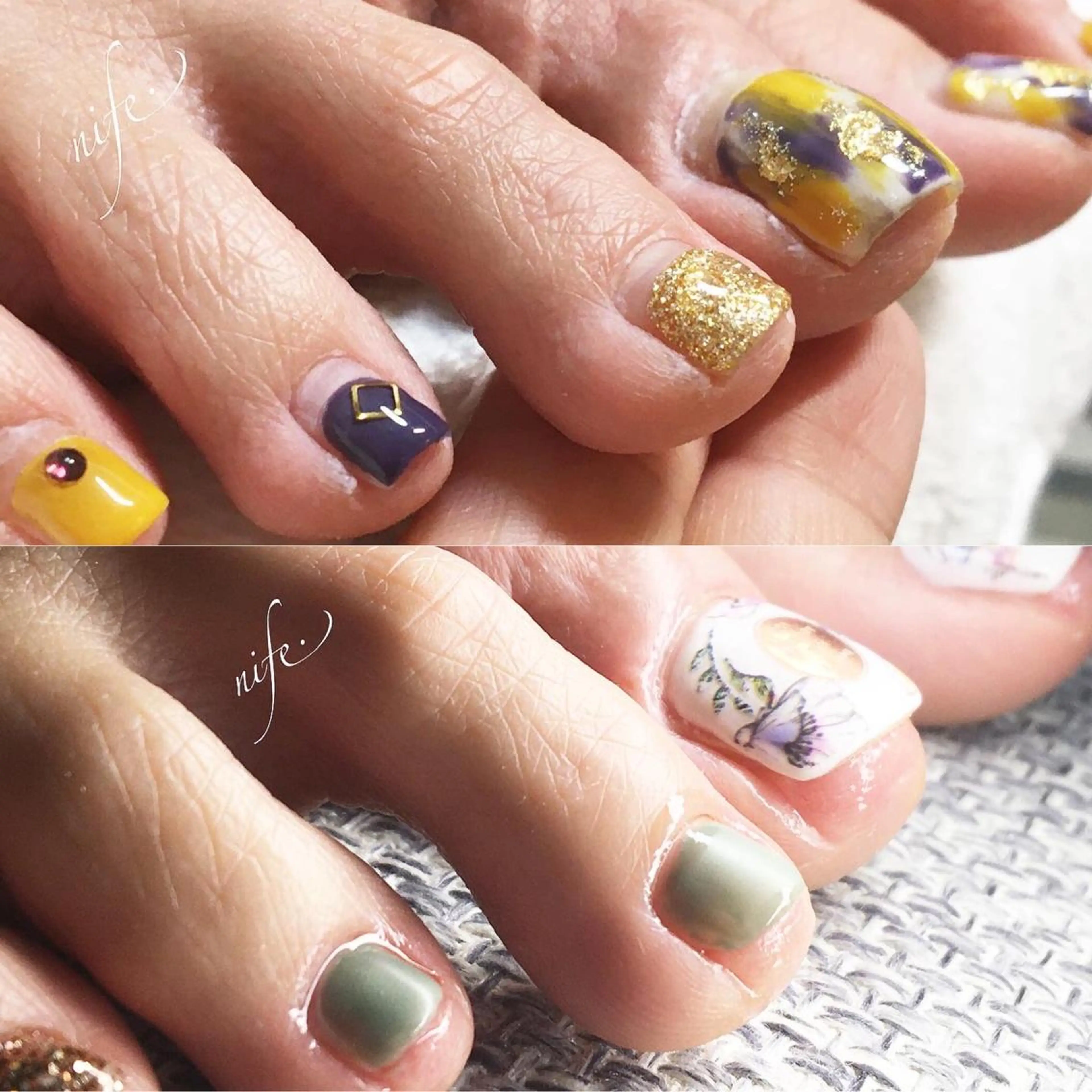 ネイル ジェルネイル atelier nife.のネイルデザイン