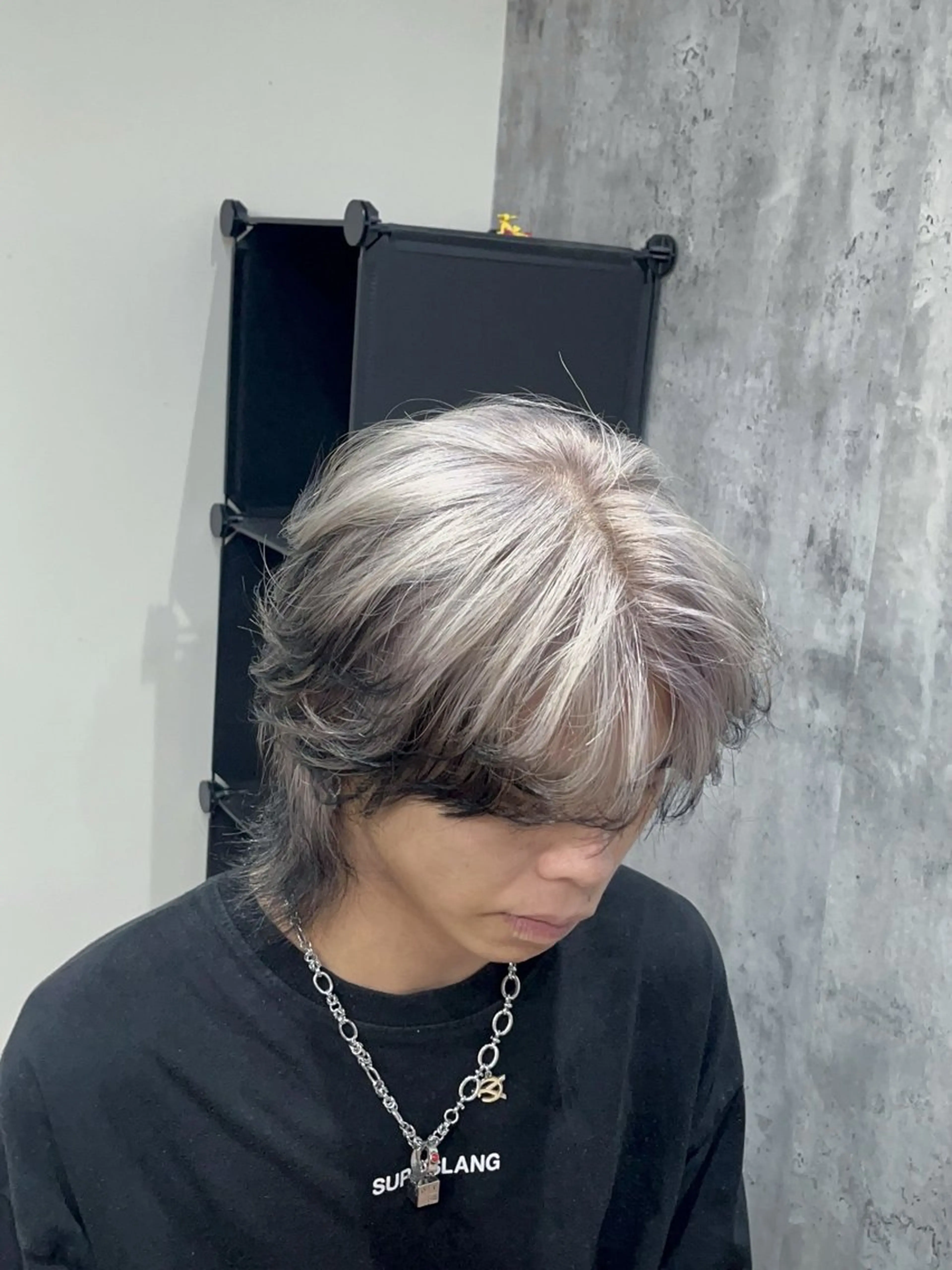 【🦄4月限定🦄】リタッチ+オンカラー#ブリーチ#ミルクティー#グレージュの写真