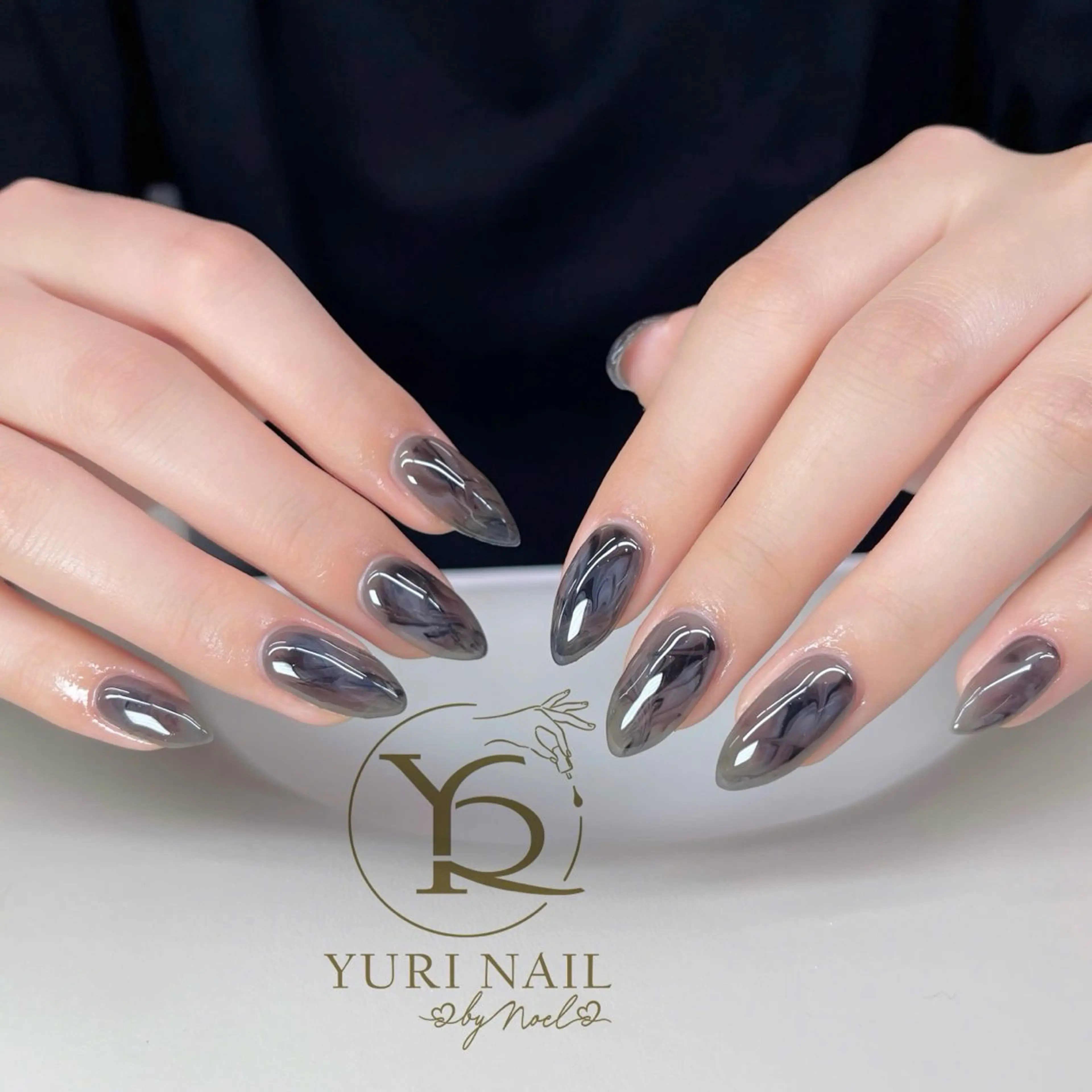 ネイル チークネイル フットネイル フレンチネイル グラデーション キラキラネイル YURI Nail Funabashiのネイルデザイン