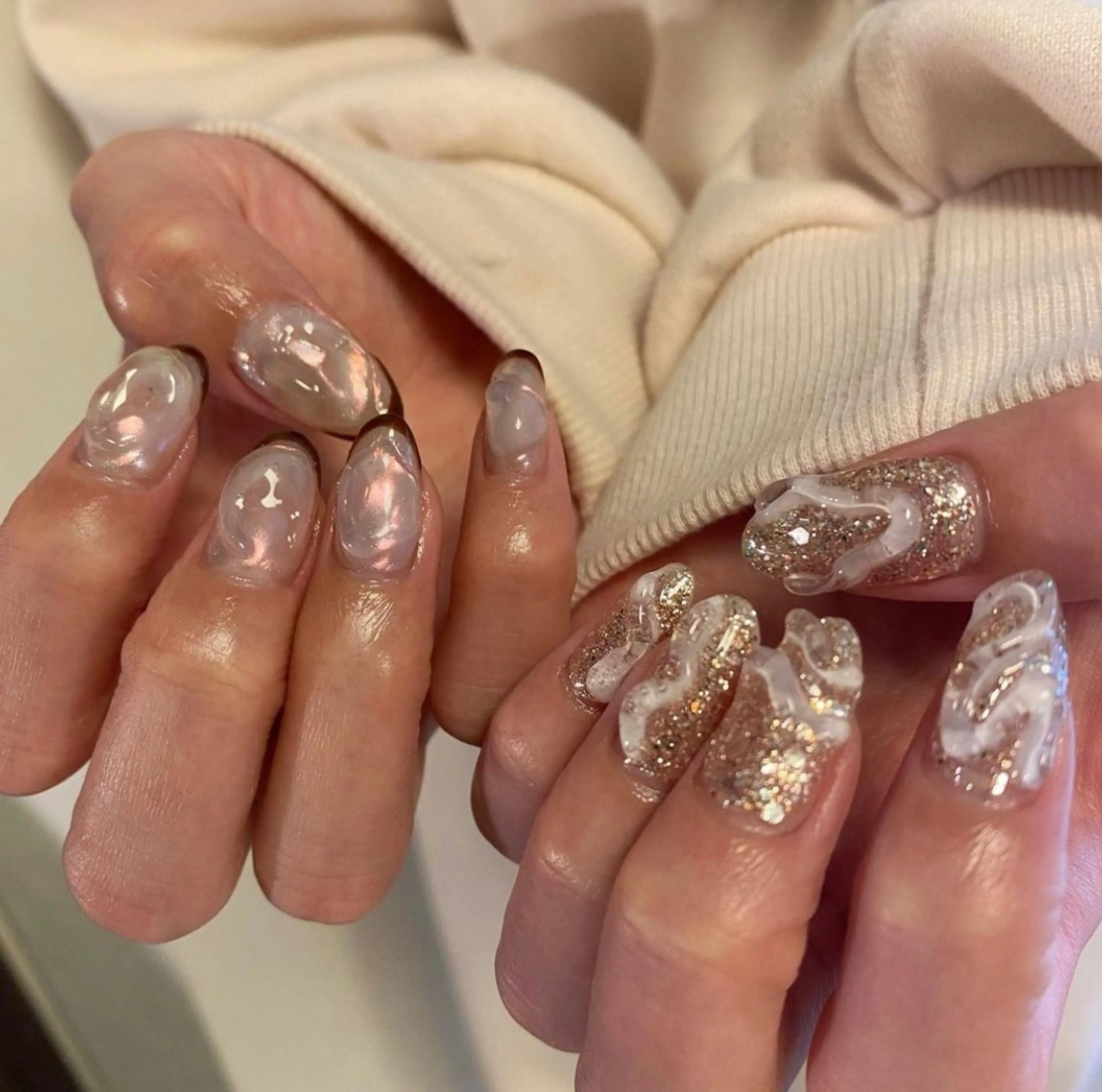 ネイル ハンドネイル nail salon granveilのネイルデザイン