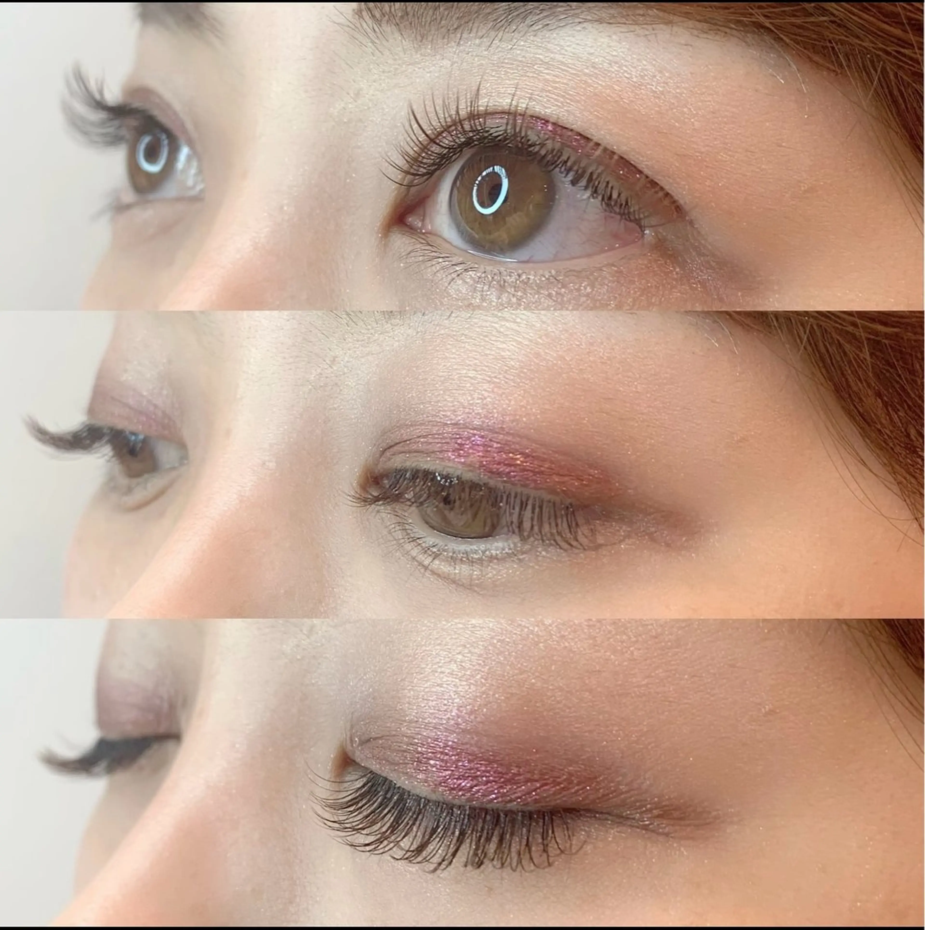 マツエク・マツパ カラーマツエク フラットラッシュ マツエク MARI 🩵🫧のマツエク・マツパデザイン