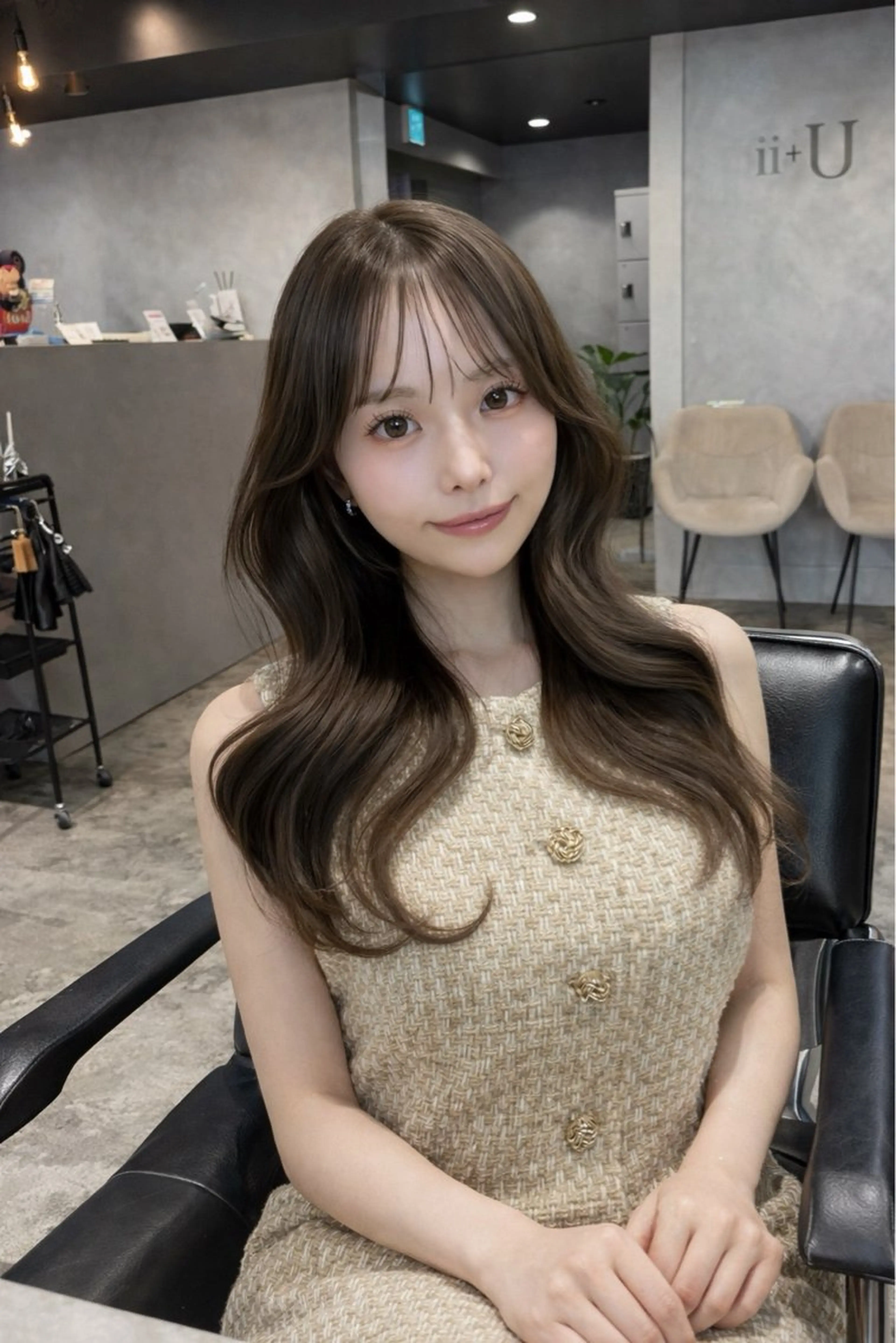 セミロング 鈴木 悠大のヘアスタイル
