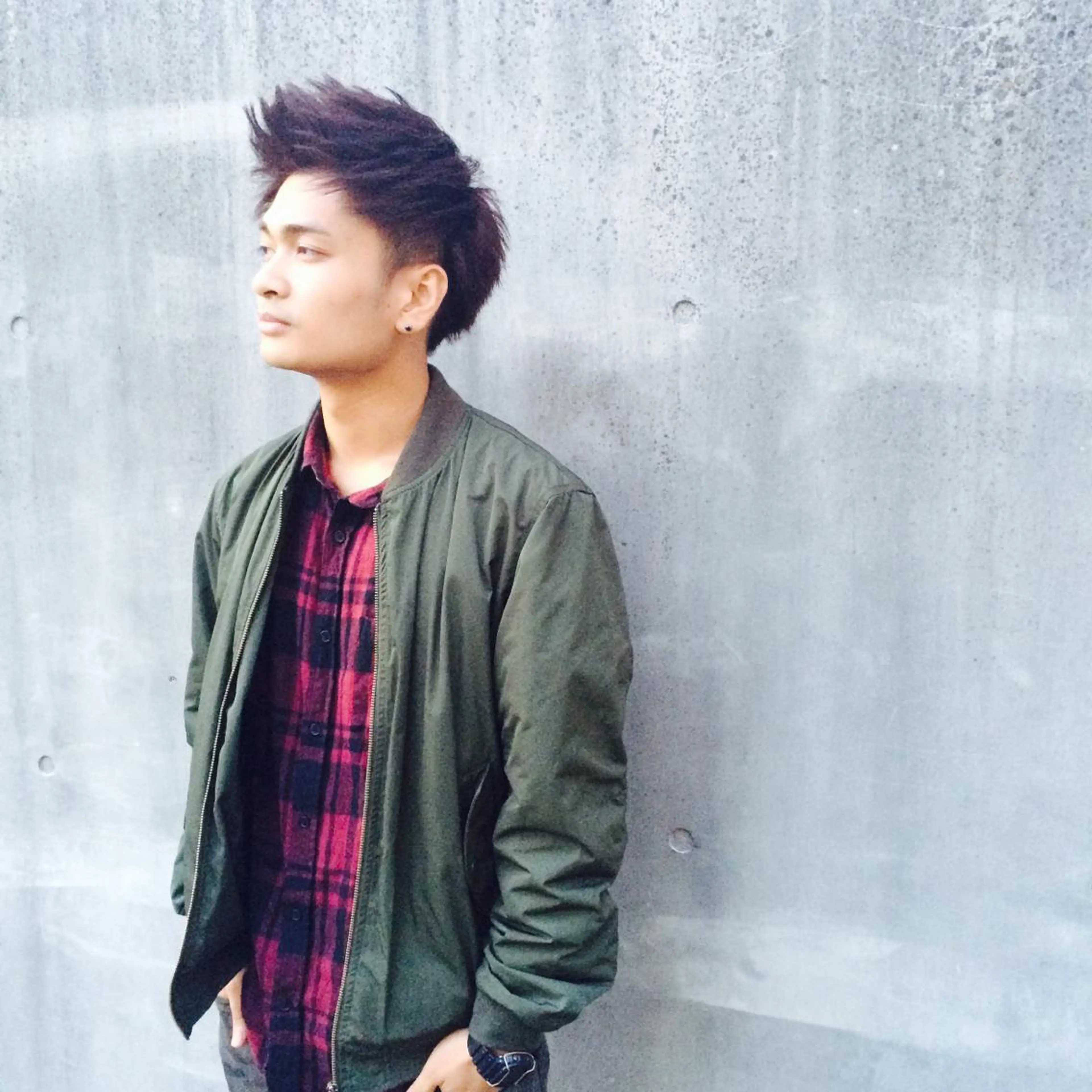 ショート カラー メンズ ブラウンカラー ナチュラルブラウン トリートメント 岡本 拓朗のヘアスタイル