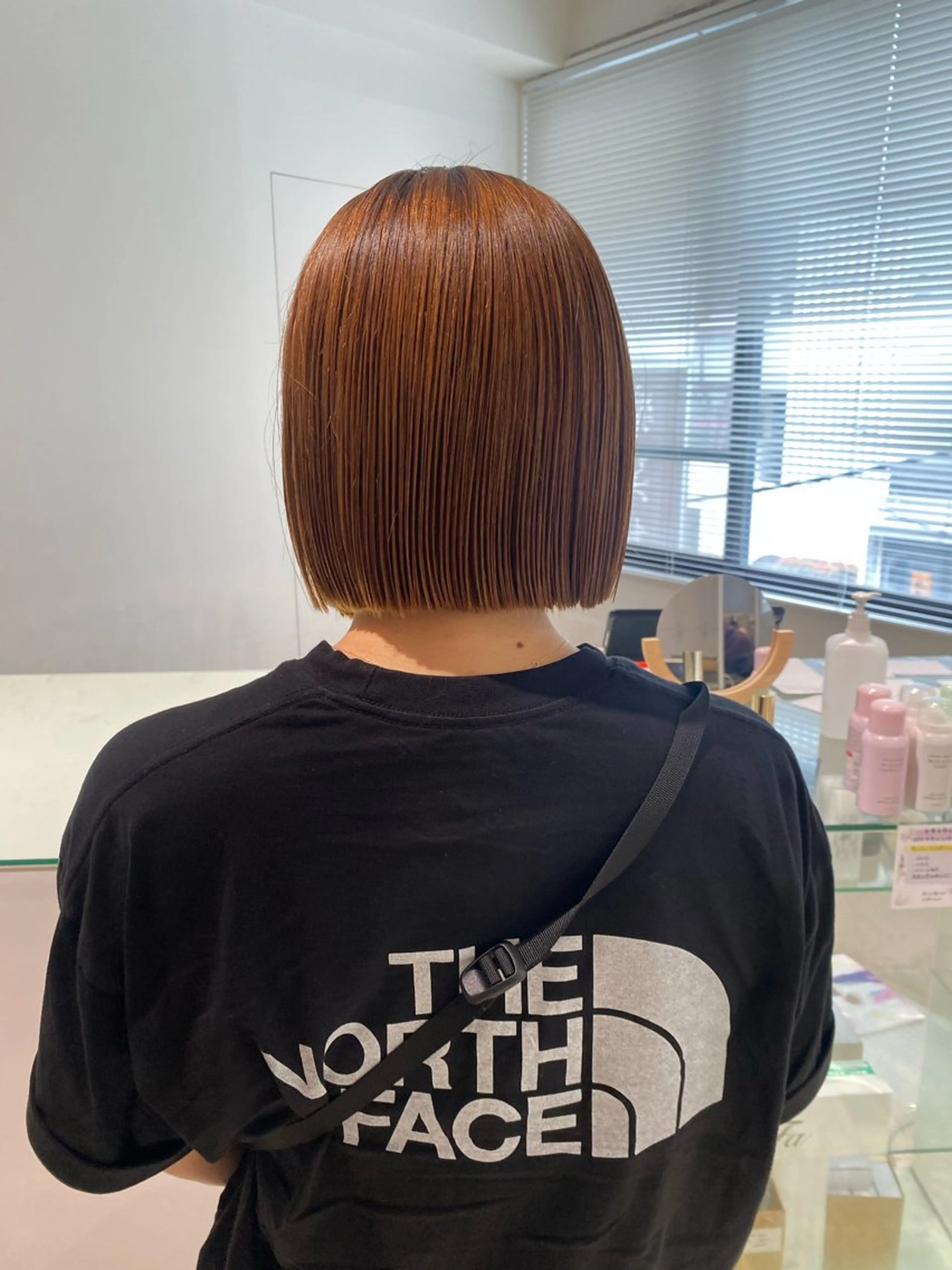 ミディアム ボブ 縮毛矯正 ミキ stylistのヘアスタイル