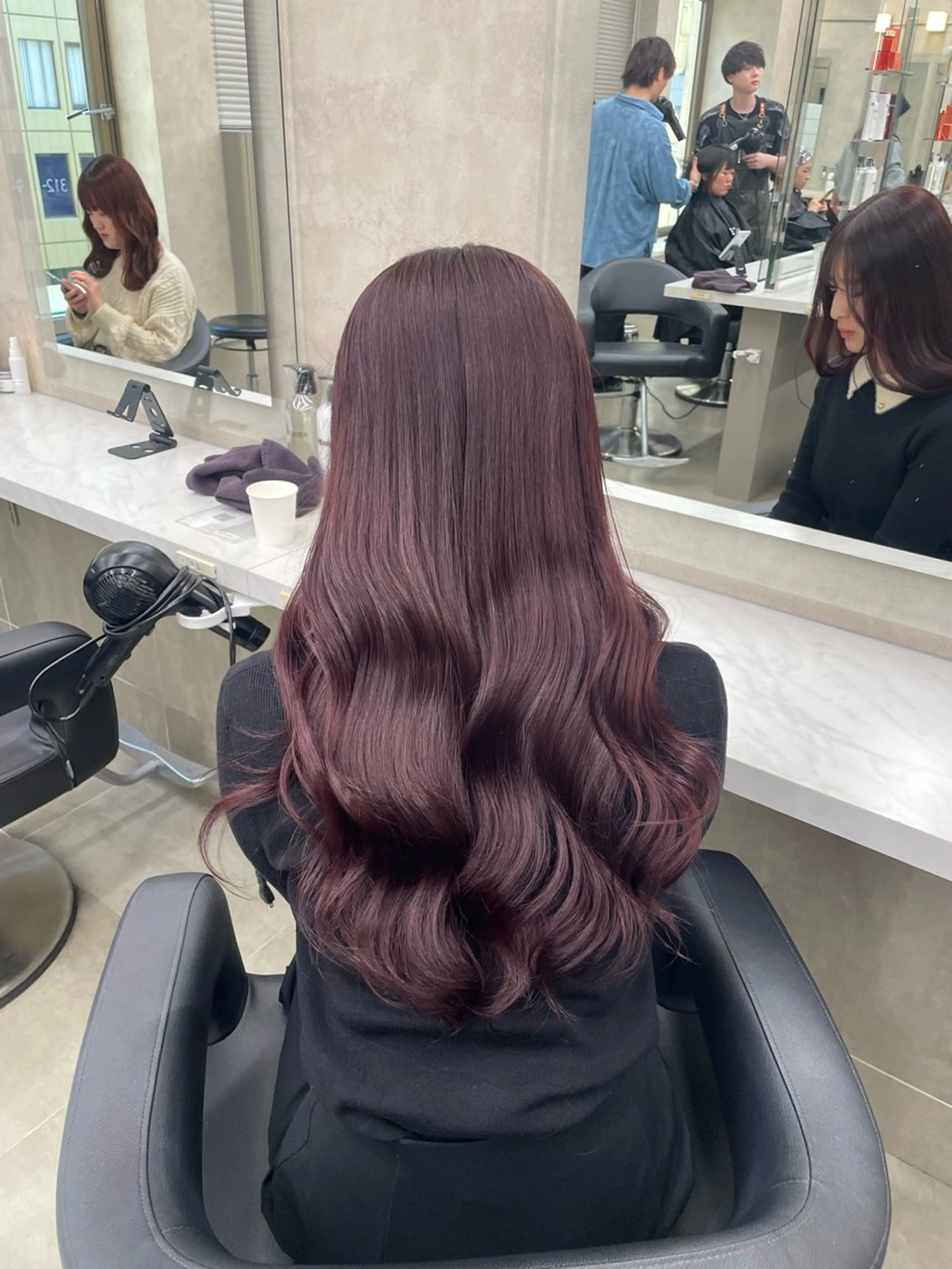 ロング カラー 🎀暖色/ラベンダー /paru🤍のヘアスタイル