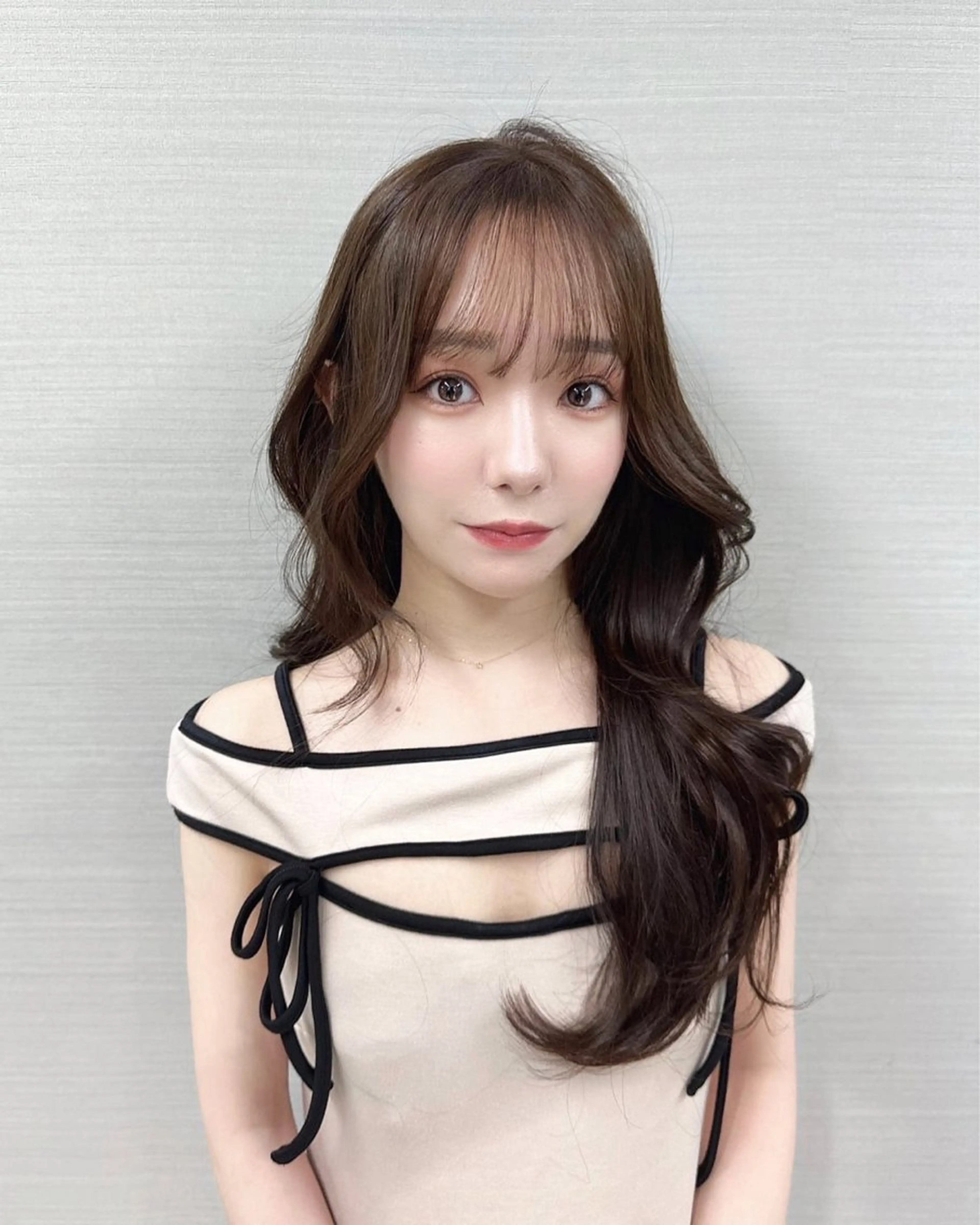 ミディアム カラー 韓国ヘア 店長NEGIのヘアスタイル