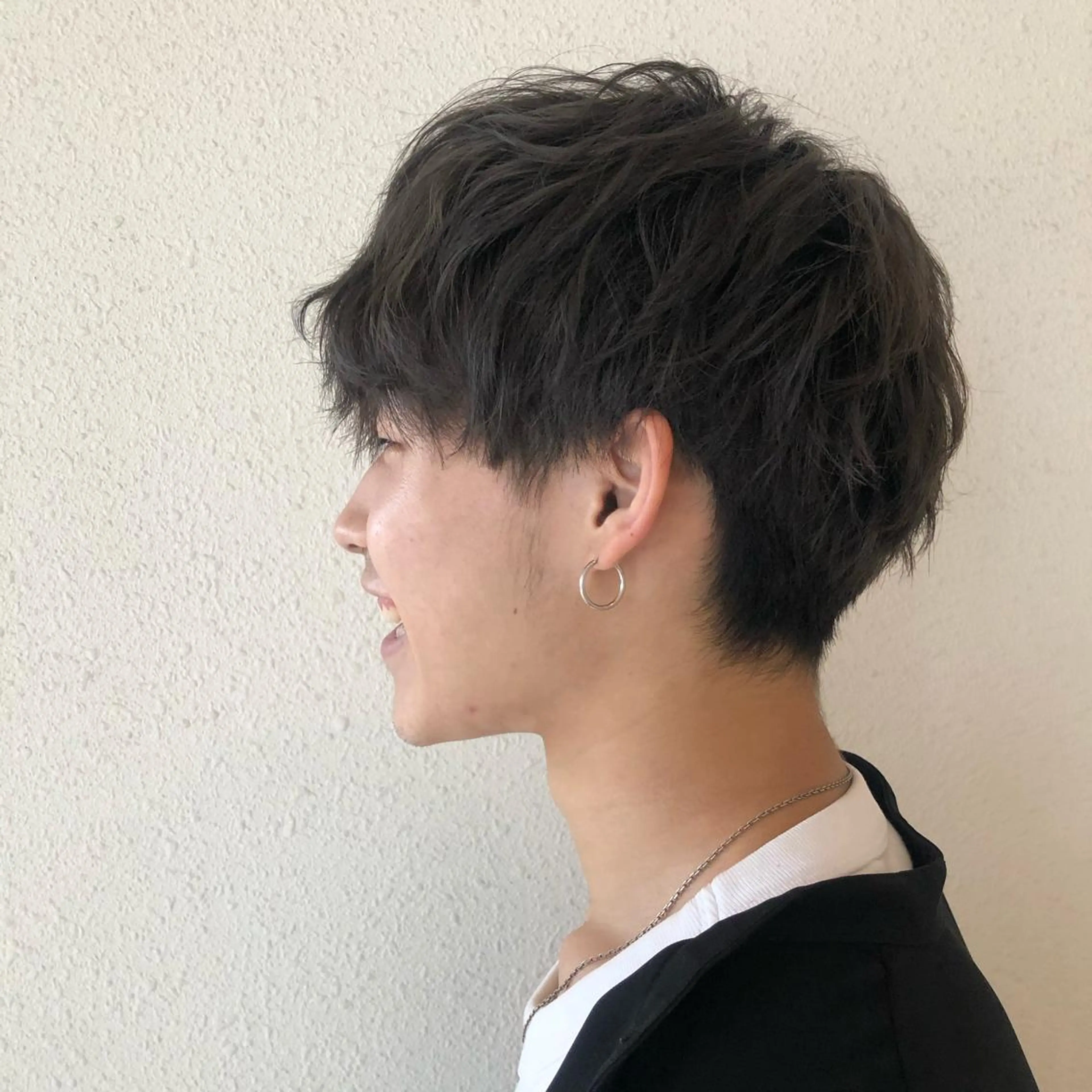 ショート カラー メンズ ayano / 透明感・くすみカラーのヘアスタイル