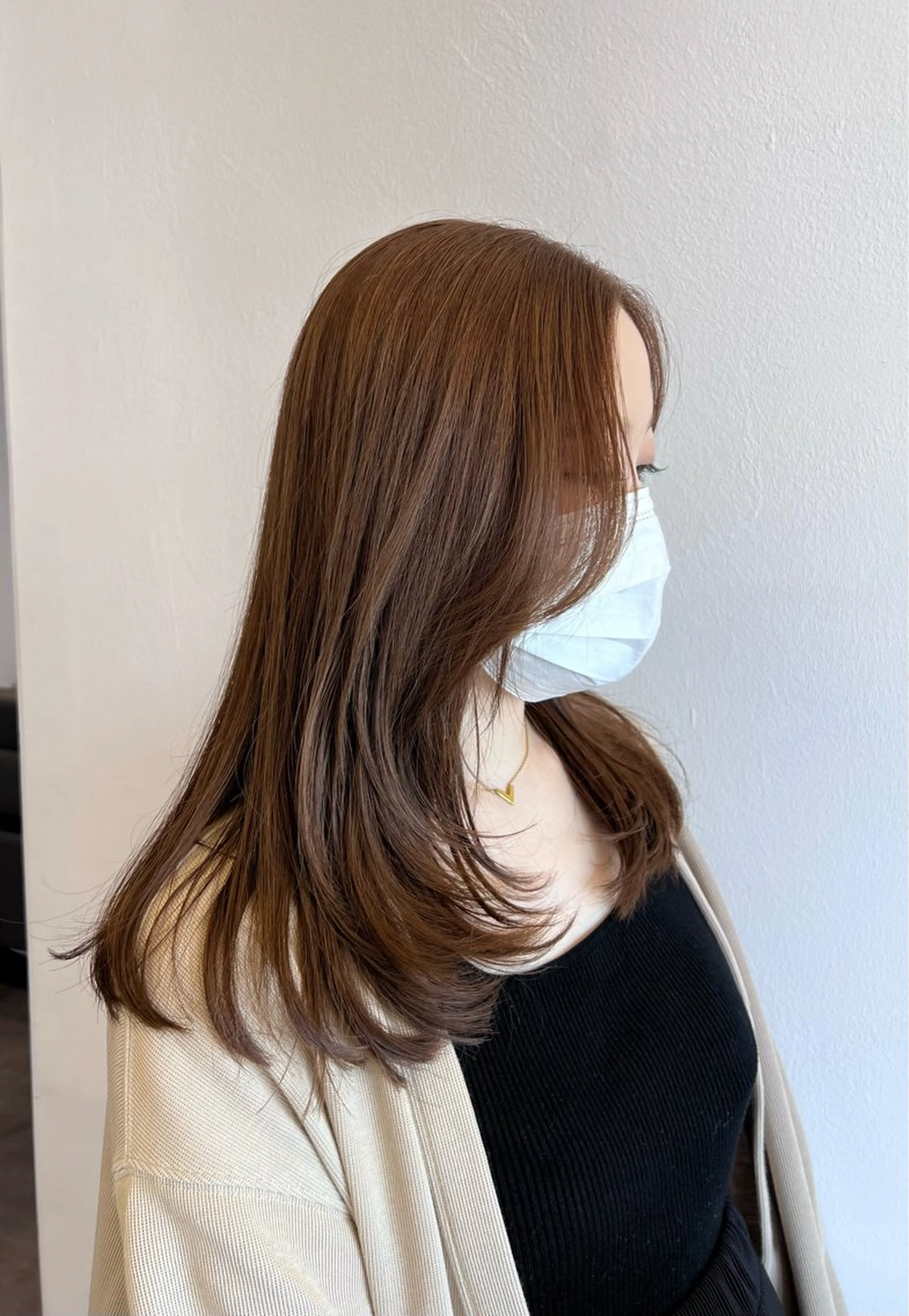 ミディアム 顔まわりレイヤー レイヤーカット カット トリートメント マルタ/金沢 /透明感カラーのエステ・リラクイメージ