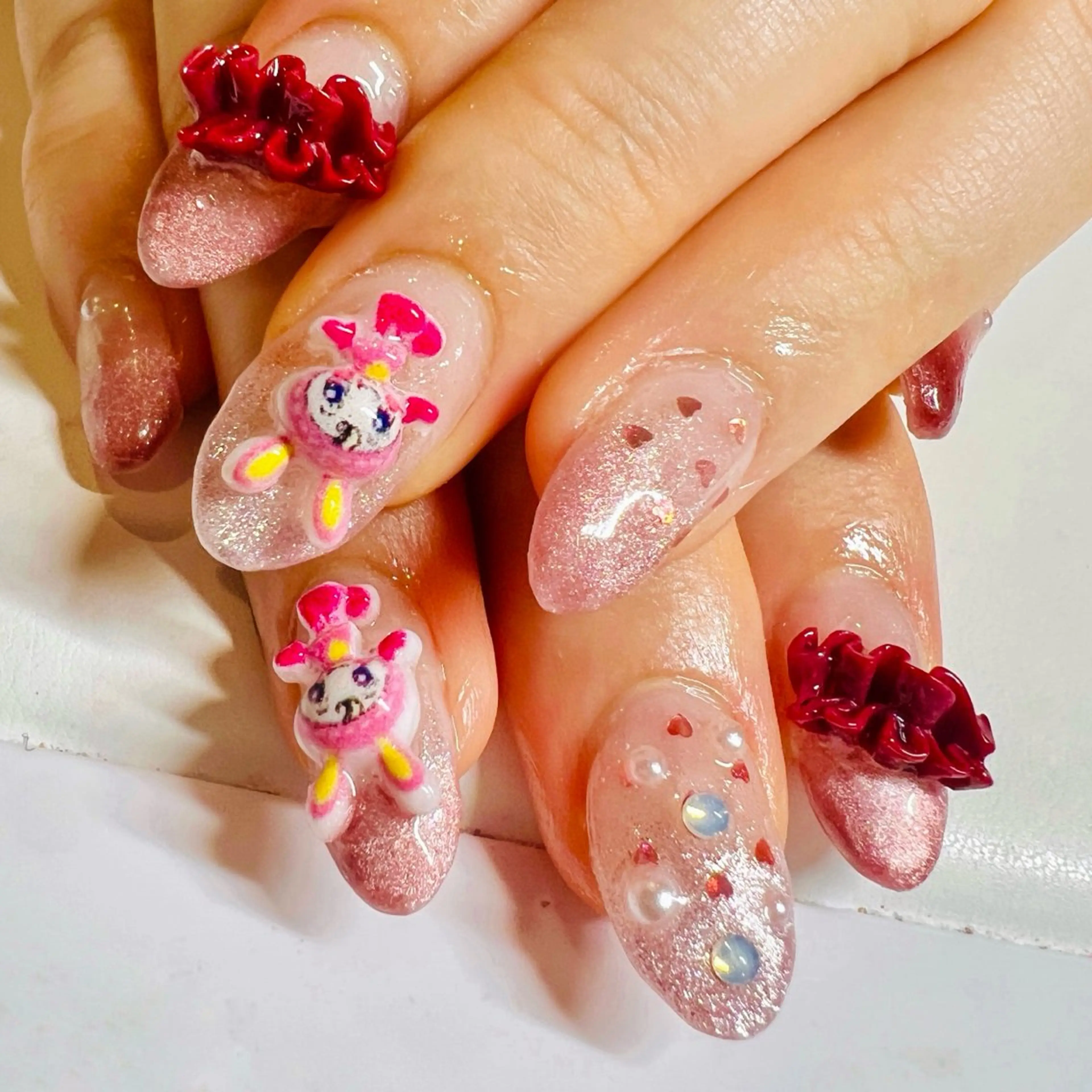 ミディアム ハンドネイル Nail Salon midnightのネイルデザイン