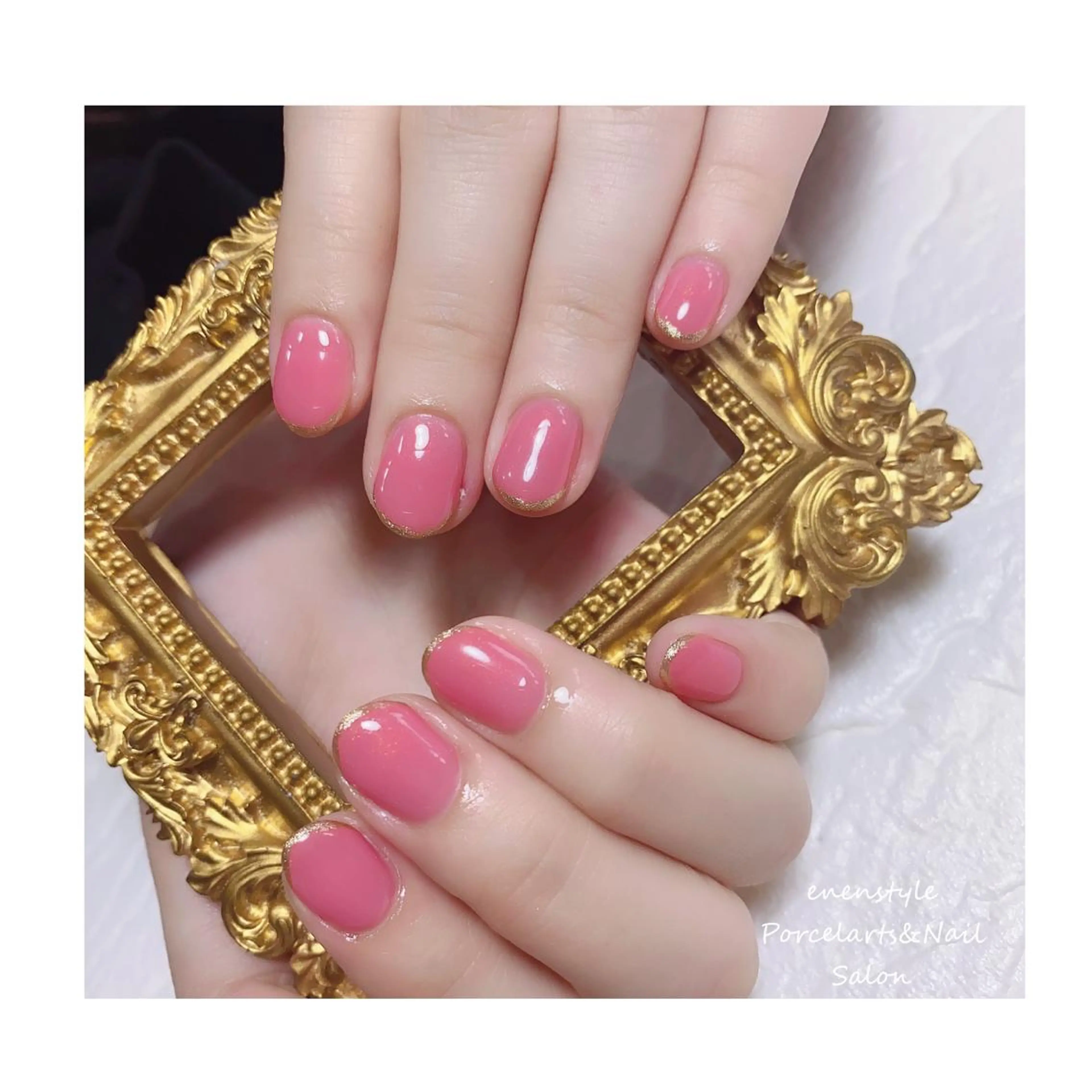 ミディアム ネイル ハンドネイル 👑enen style👑のネイルデザイン