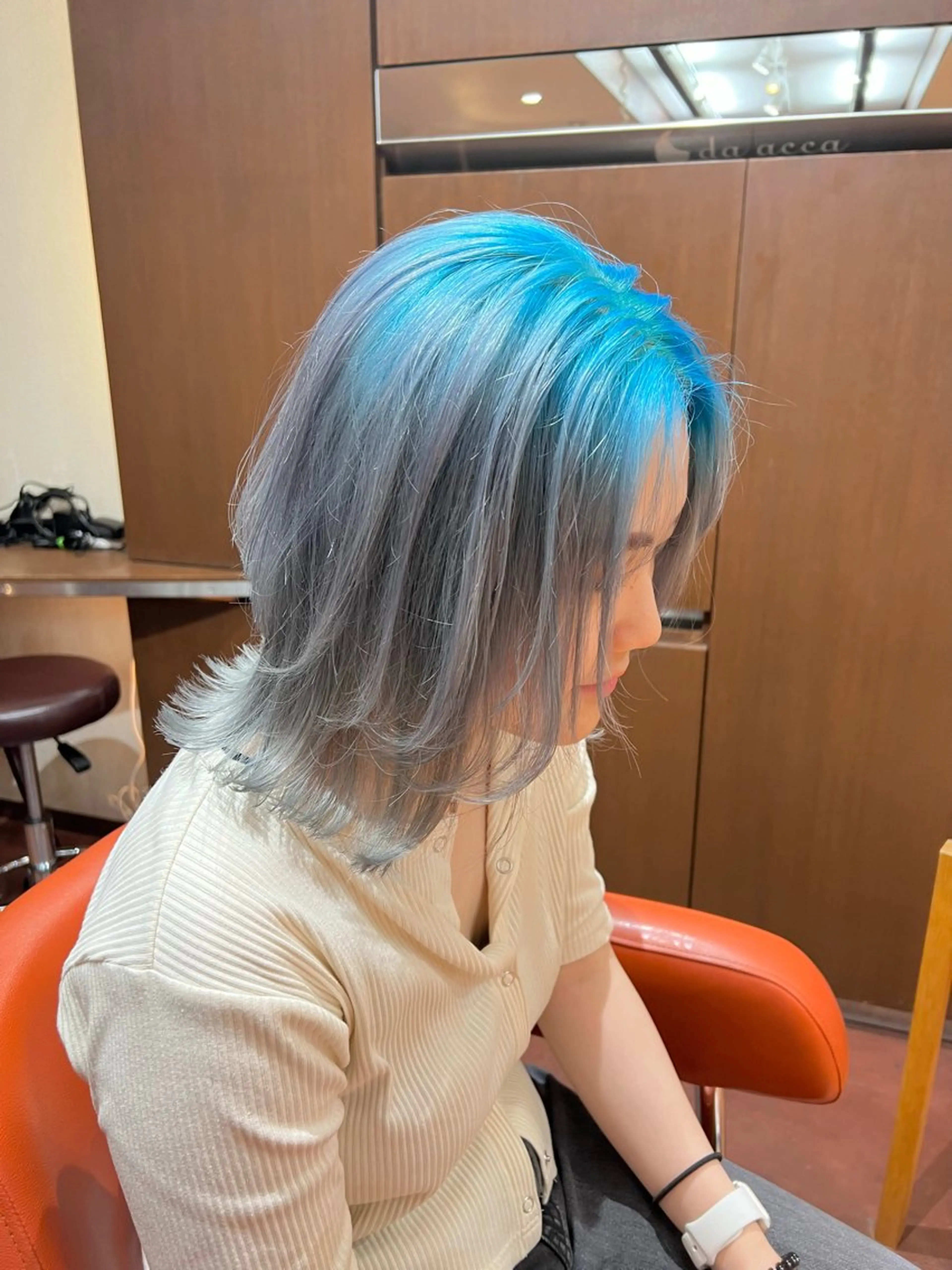 ミディアム カラー ブリーチ特化美容室 ☆selene☆のヘアスタイル