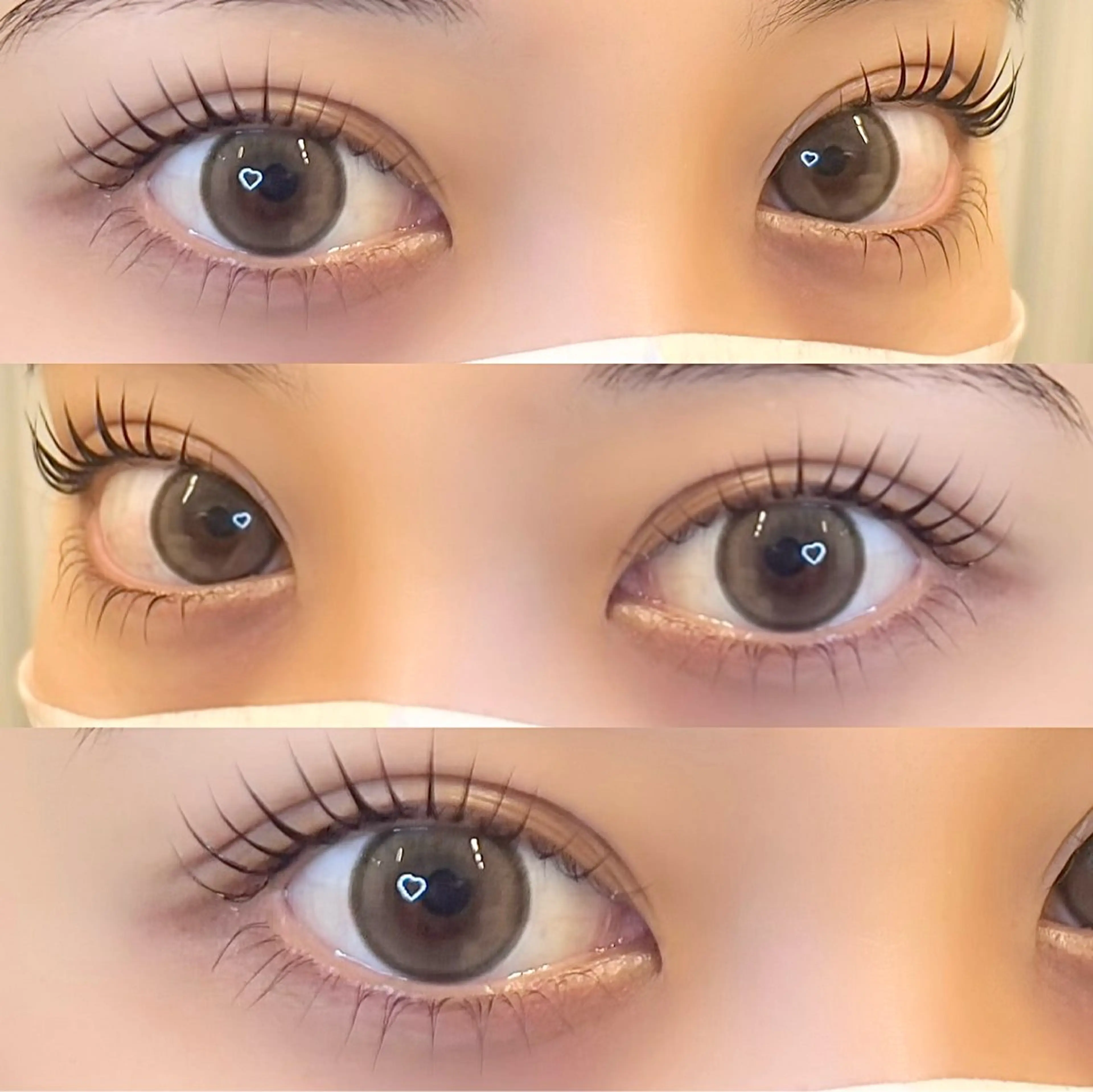 マツエク・マツパ パリジェンヌラッシュリフト マツパ emiri🍒 @illu6_6nのマツエク・マツパデザイン